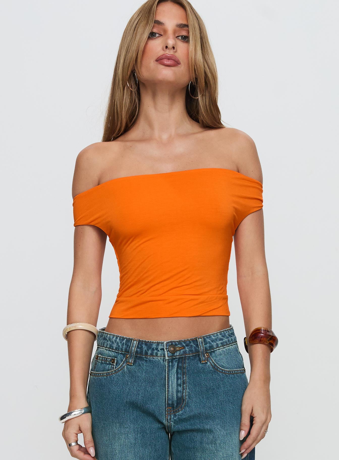 Irina Multi-wear Top Orange、mySite、solidvoid
