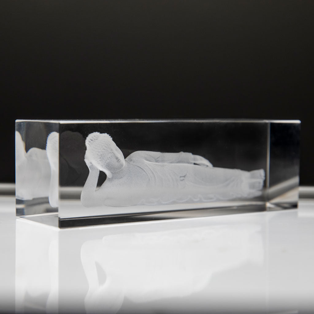 Etched Crystal Reclining Buddha、mySite、topwebapps