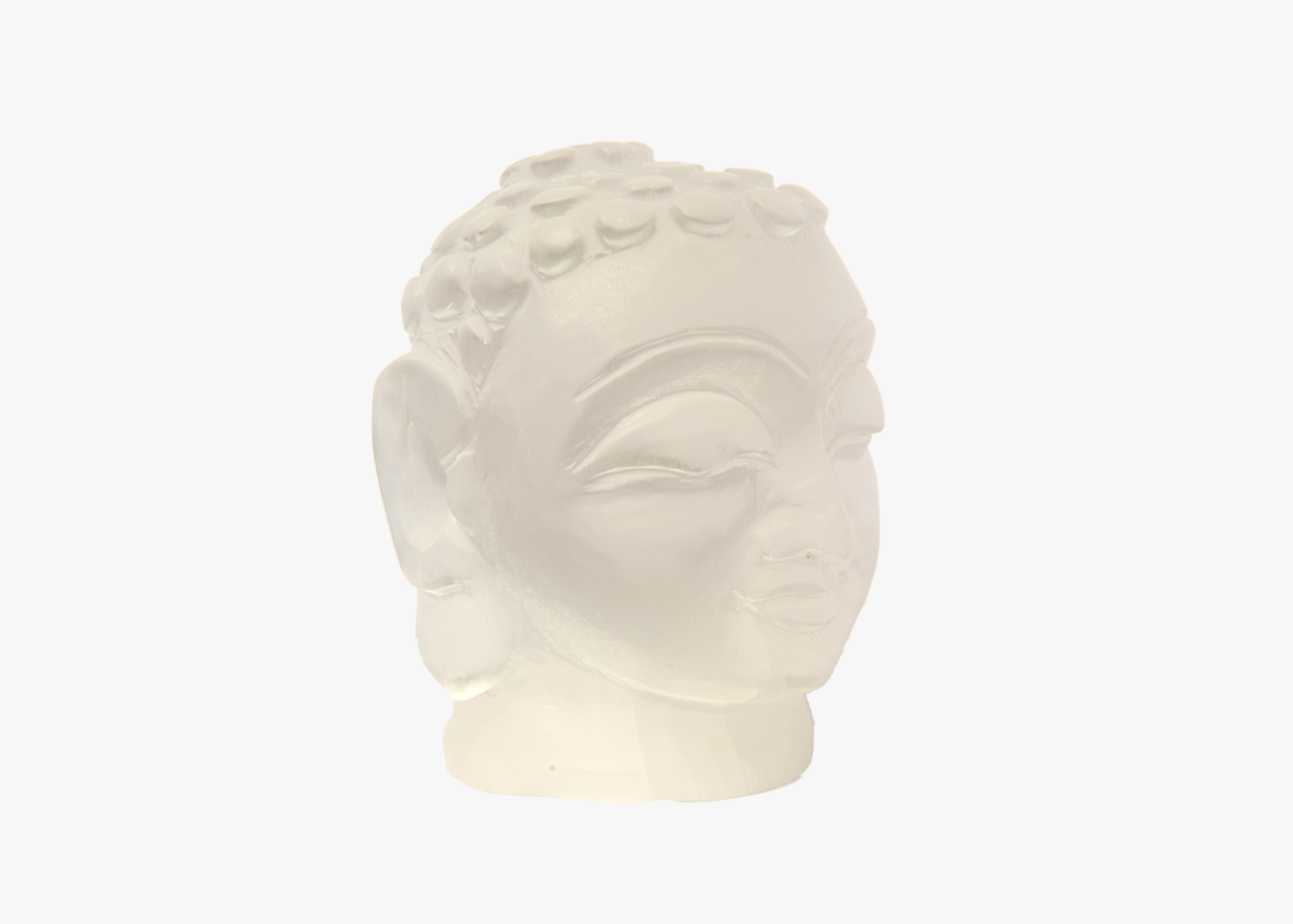 Buddha Head - Selenite (Small, 11cm)、mySite、topwebapps