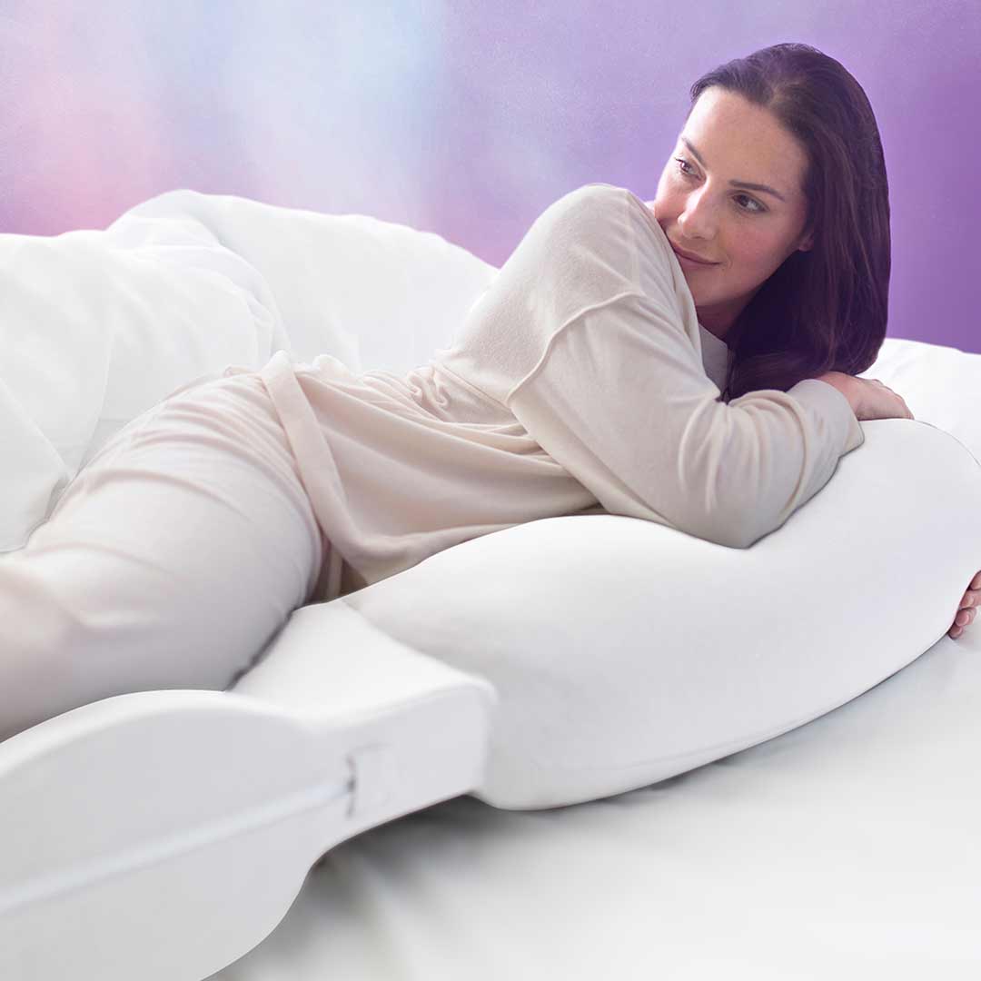  SnuzCurve Pregnancy Pillow - White、mySite、merchandisen