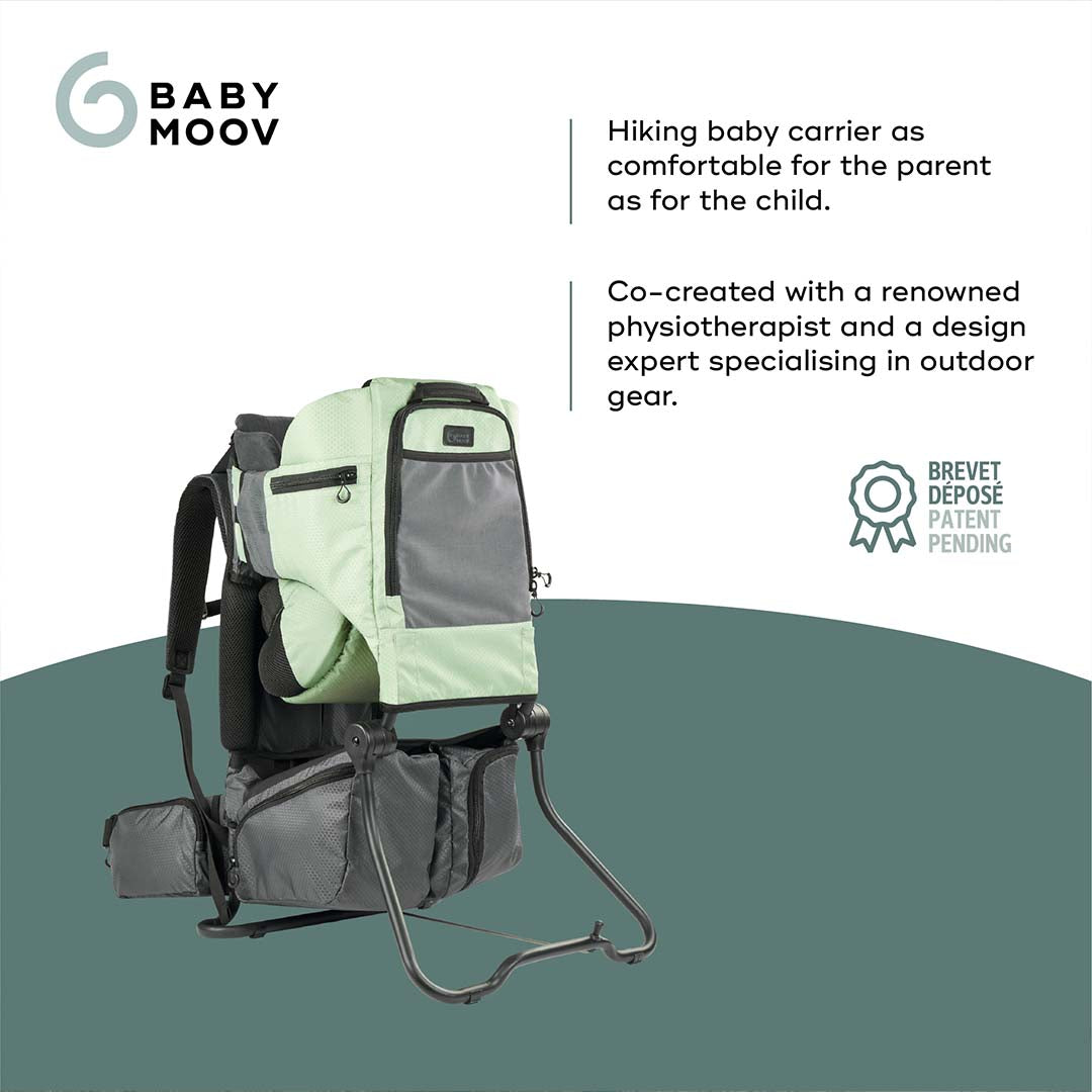  Babymoov Moov & Hike Baby Carrier - Sage Green、mySite、merchandisen