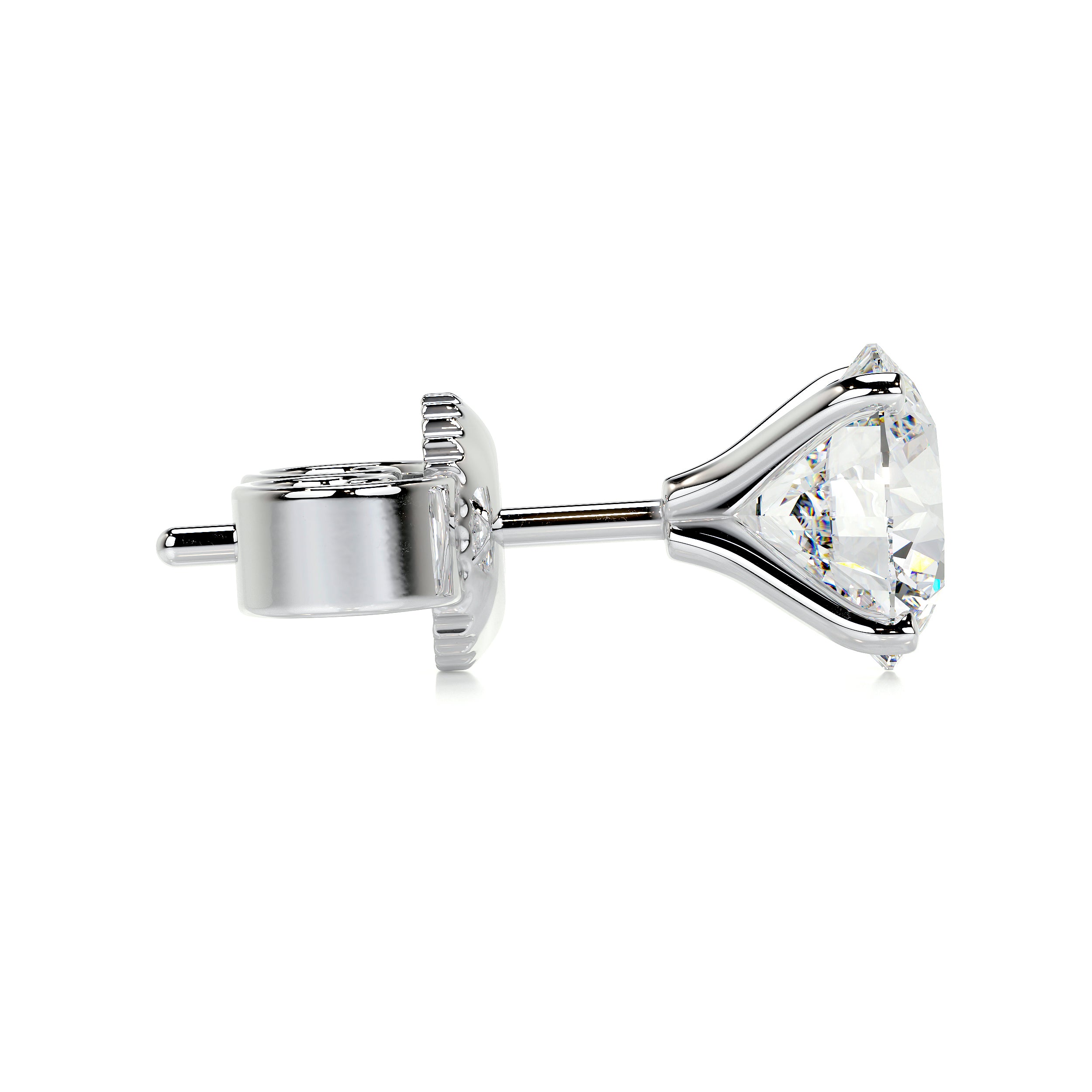 Allen Lab Grown Diamond Earrings -14K White Gold、mySite、hinf8tx79