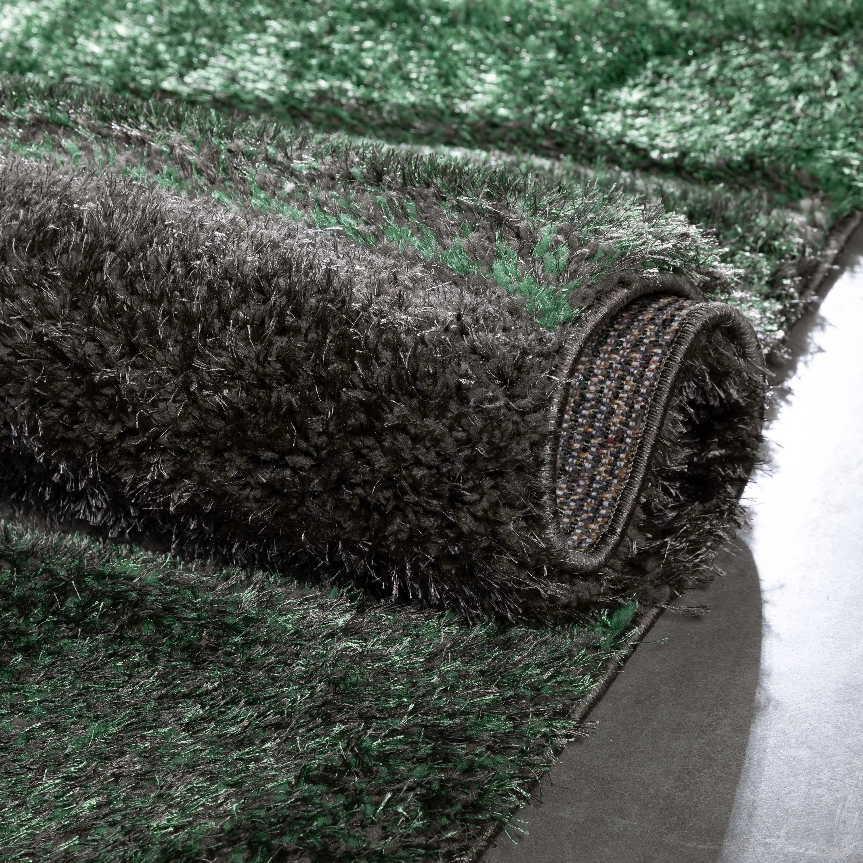 Luz Modern Geometric Green 3D Textured Thick & Soft Shag Rug、mySite、gigharbornorthrealestate