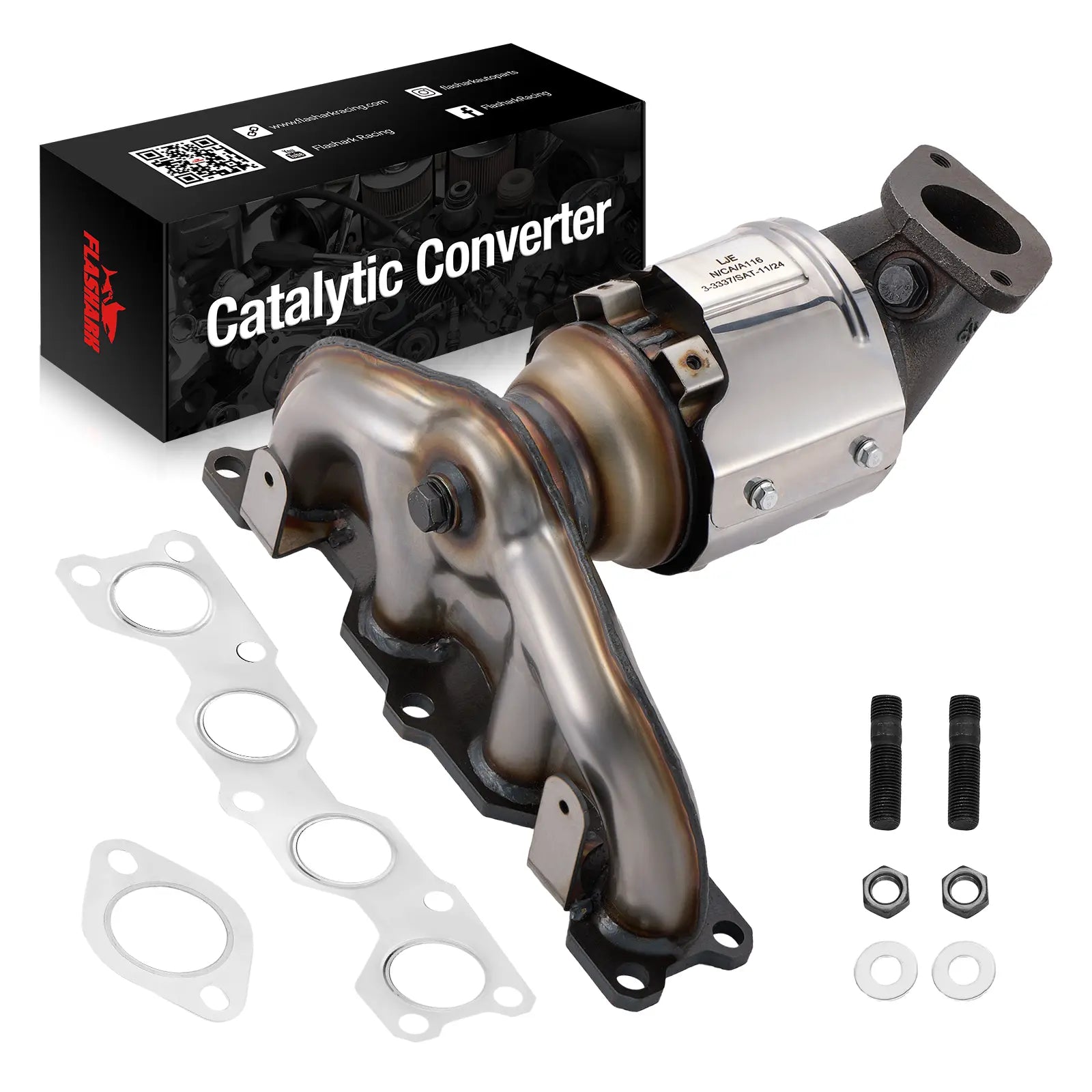 Catalytic Converter Kit for 2013-2016 Hyundai Santa Fe Sport & Kia Sorento L4 2.4L、mySite、nflplayoffbracketp