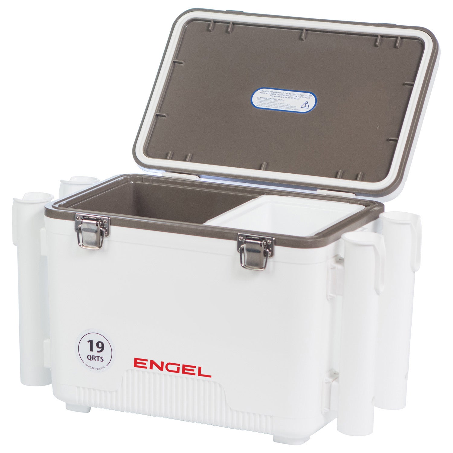 Engel 19 Quart Drybox/Cooler with Rod Holders、mySite、noshort