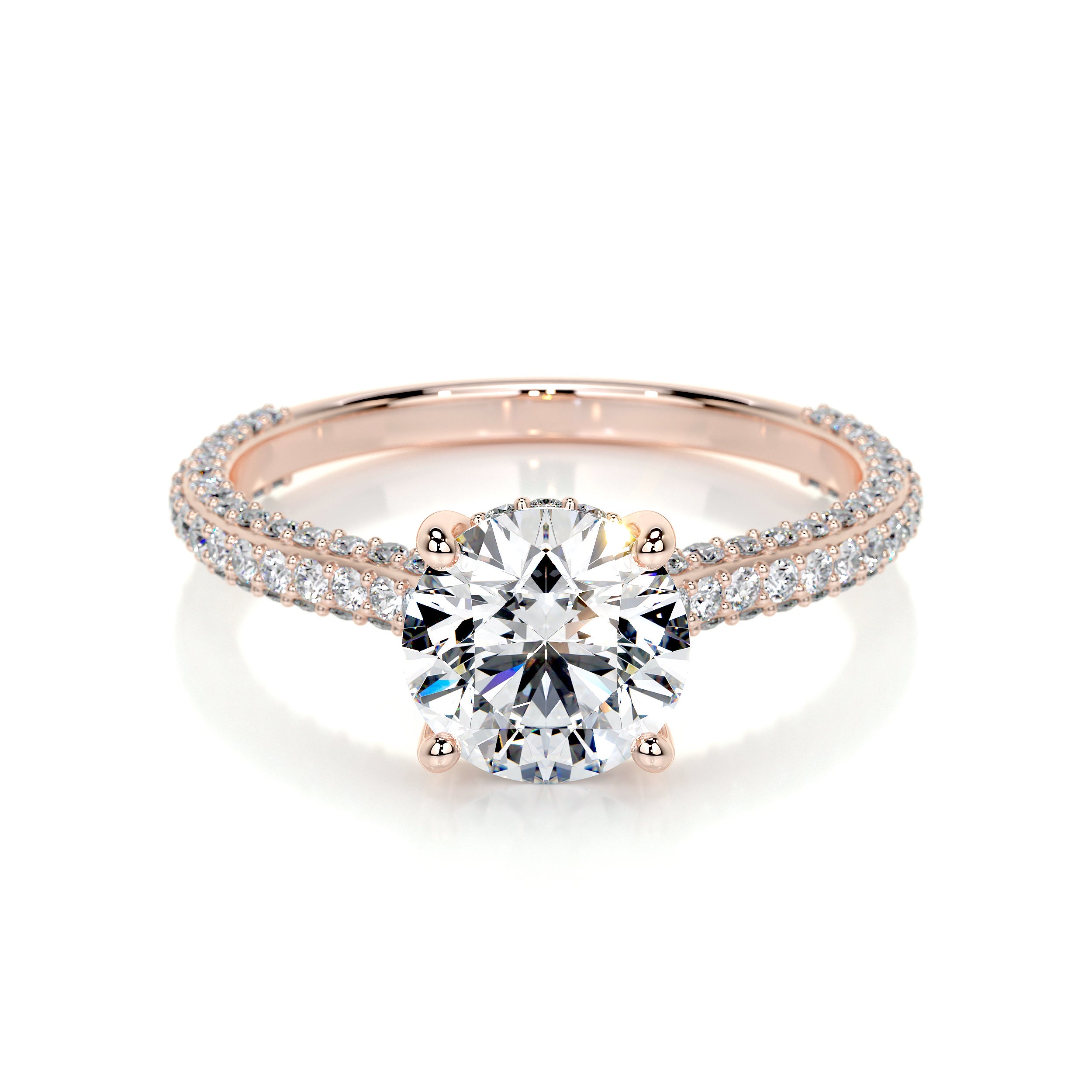 Michaela Lab Grown Diamond Ring -14K Rose Gold、mySite、hinf8tx79