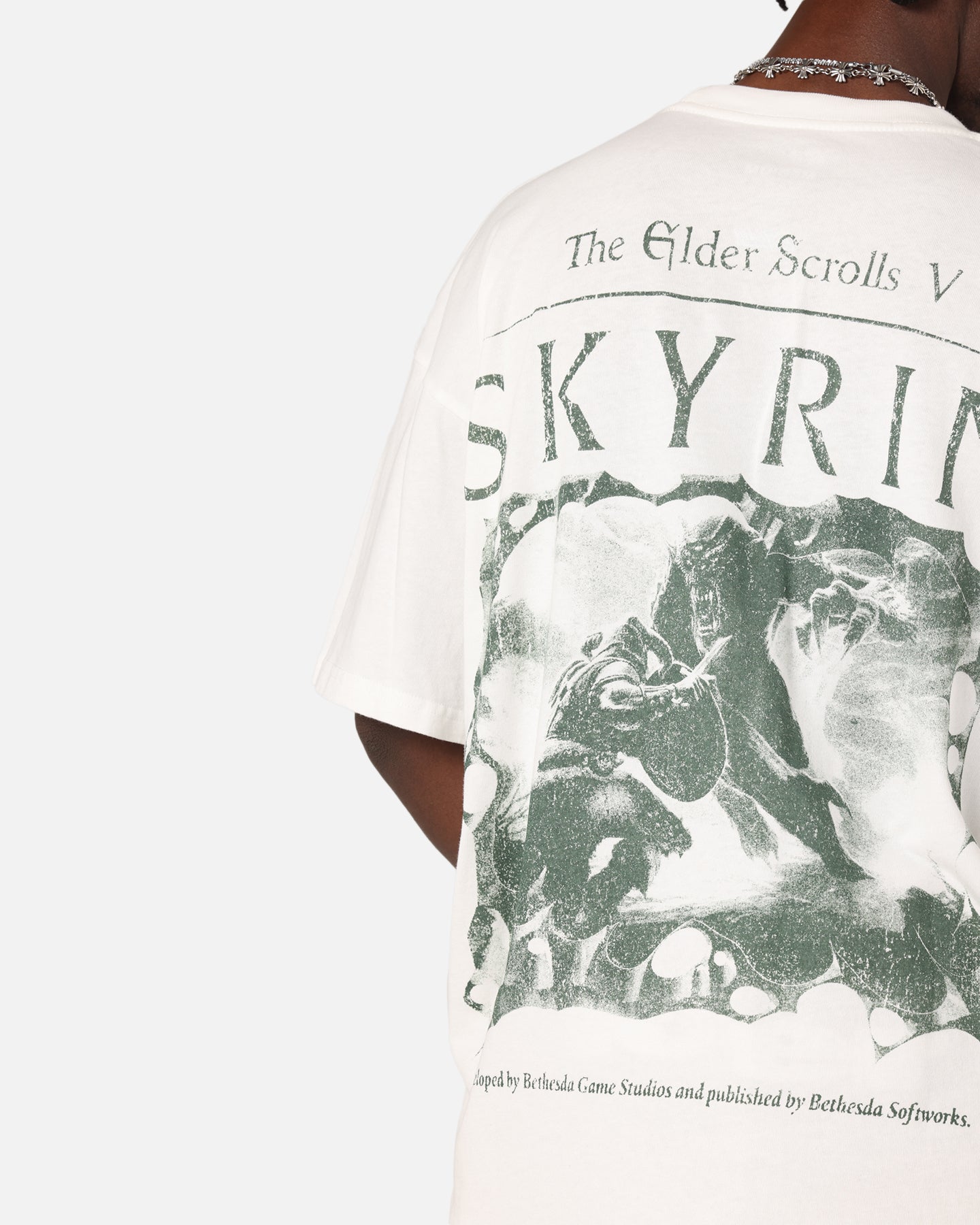 73 Studio X The Elder Scrolls V: Skyrim Vintage T-Shirt Off White、mySite、zt4zffjzw