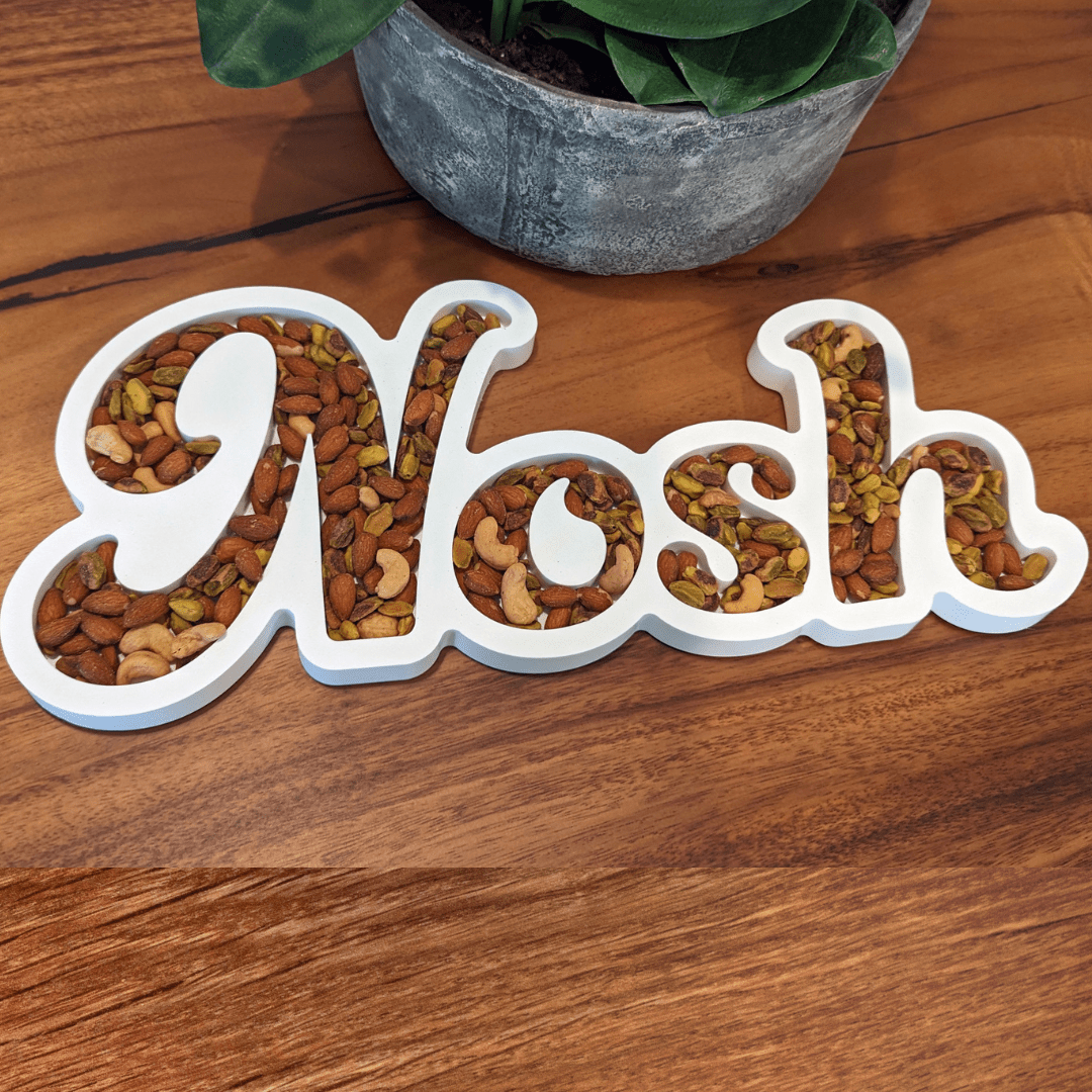 Nosh Nut Tray / Candy Tray - White、mySite、topwebapps