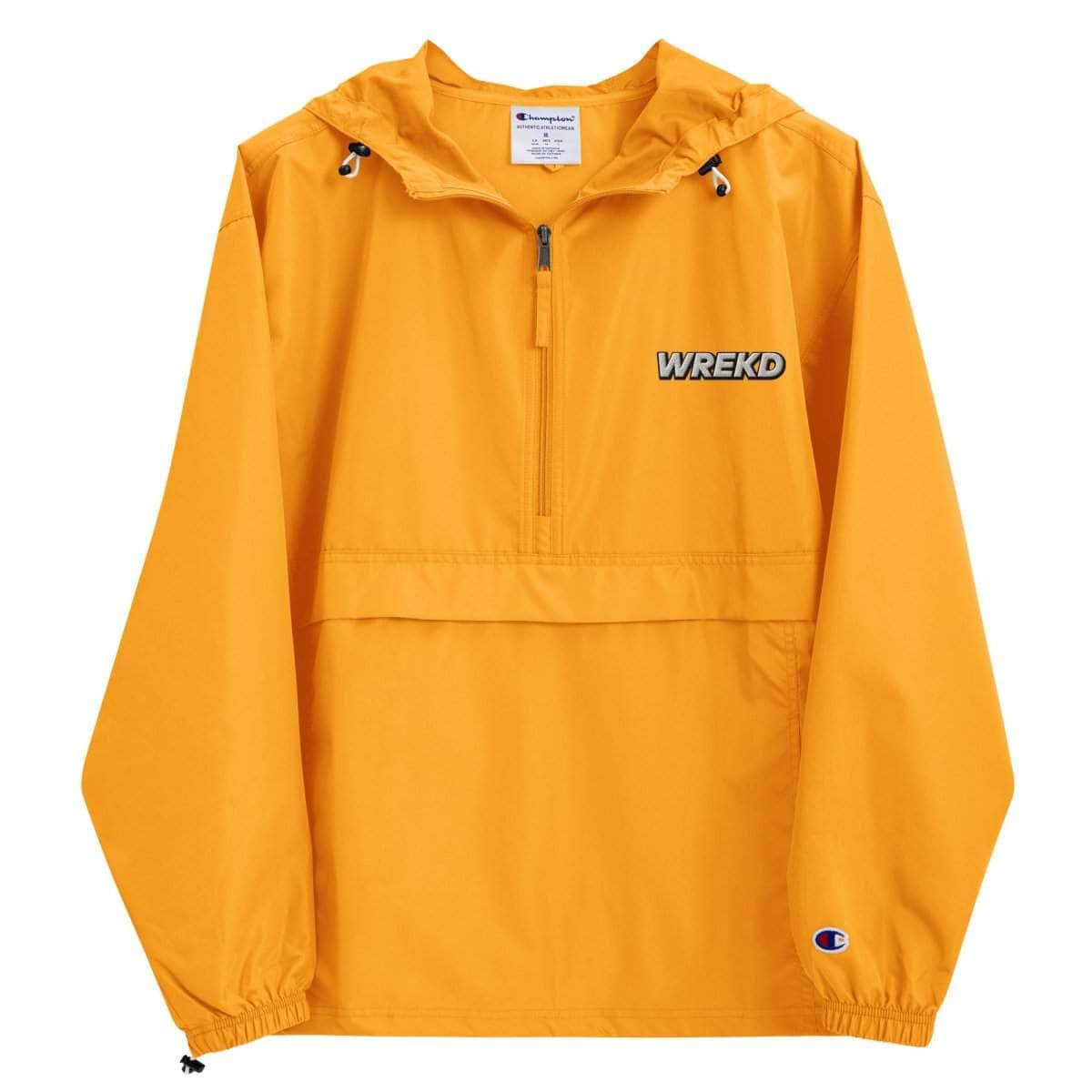  WREKD Embroidered Champion Packable Jacket、mySite、merchandisen