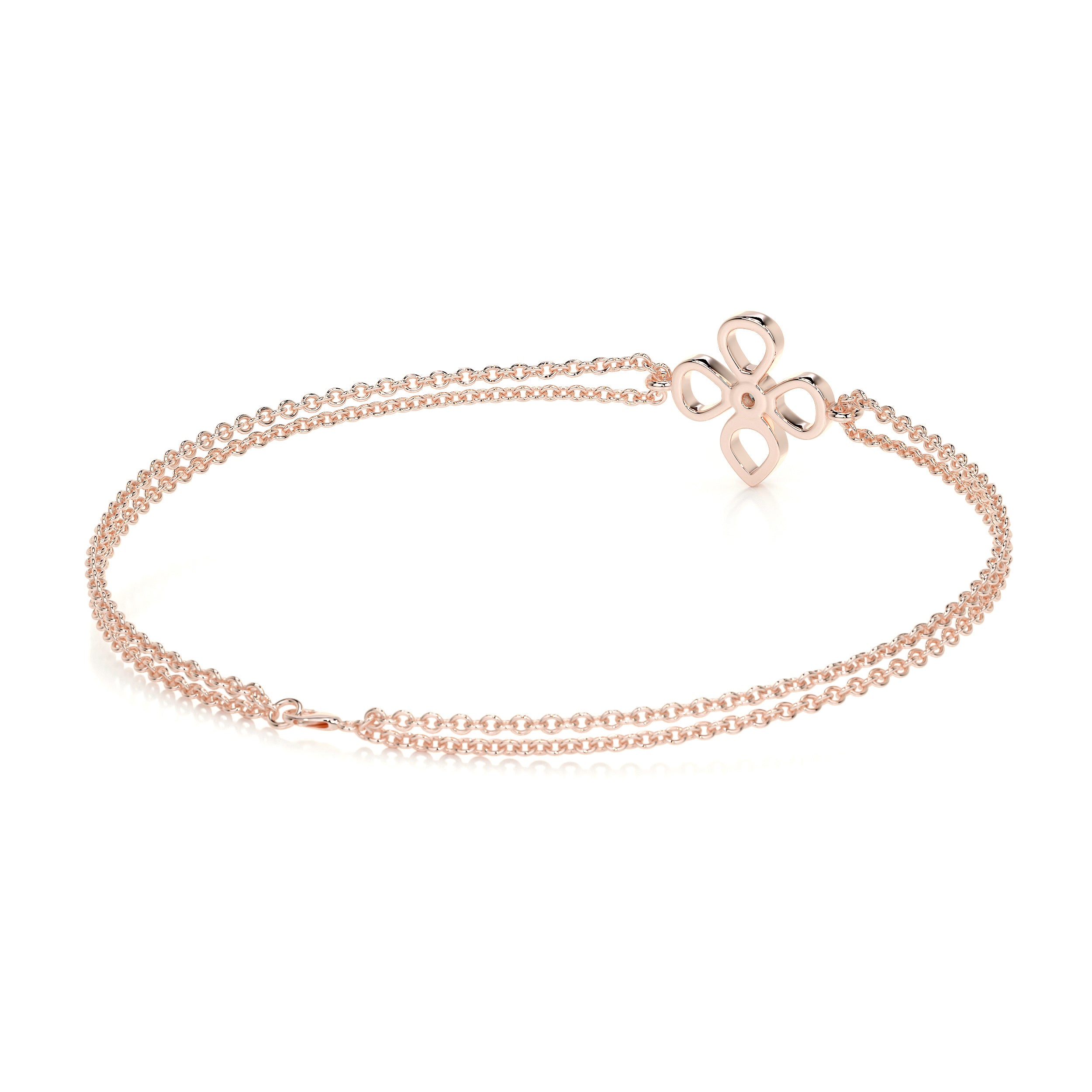 Dolores Diamonds Bracelet (0.02 Carat) -14K Rose Gold、mySite、hinf8tx79