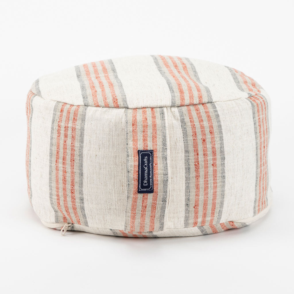 Coral Stripe Buckwheat Hull Zafu、mySite、topwebapps