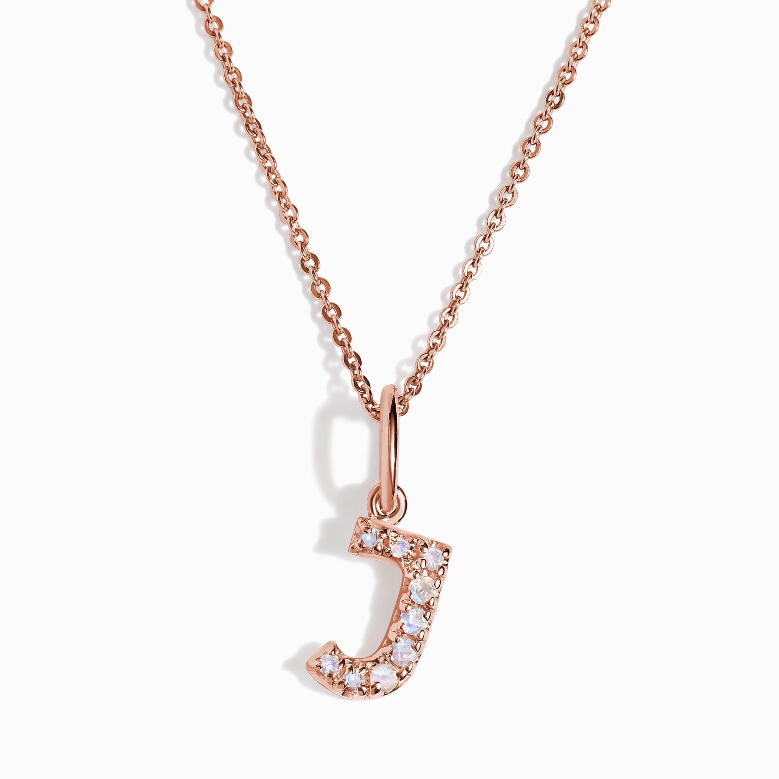 Moonstone Necklace - Alphabet、mySite、hinf8tx79