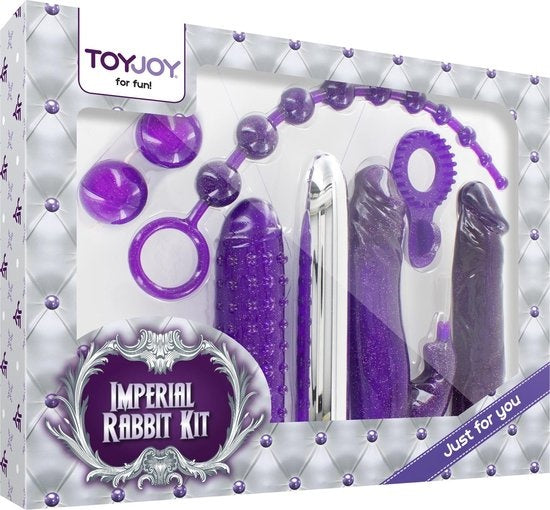 ToyJoy Imperial Rabbit Kit Gift Set | 7 Pieces | Couples Sex Toys、mySite、bottomscart