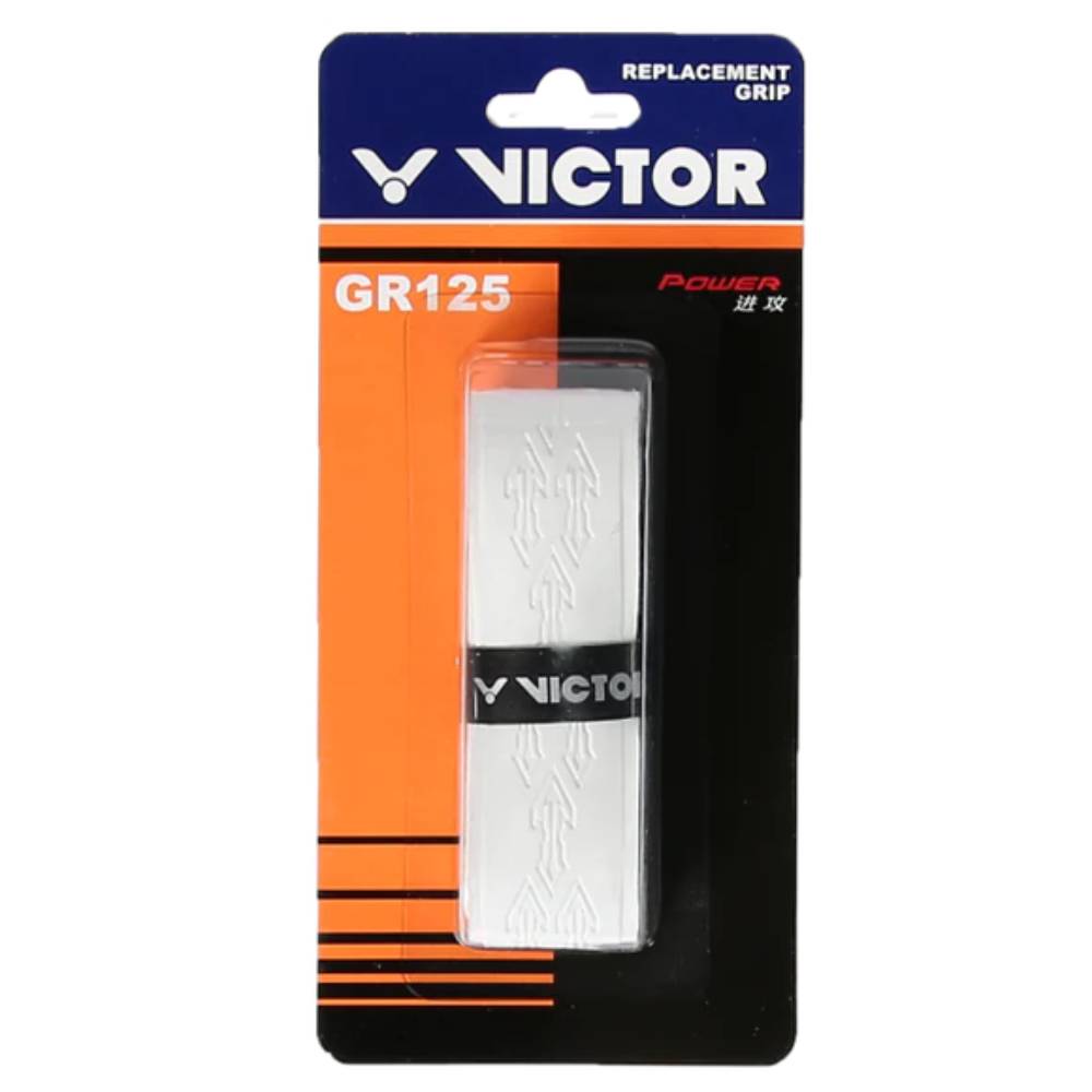 Victor GR-125 Badminton Replacement Grip (White)