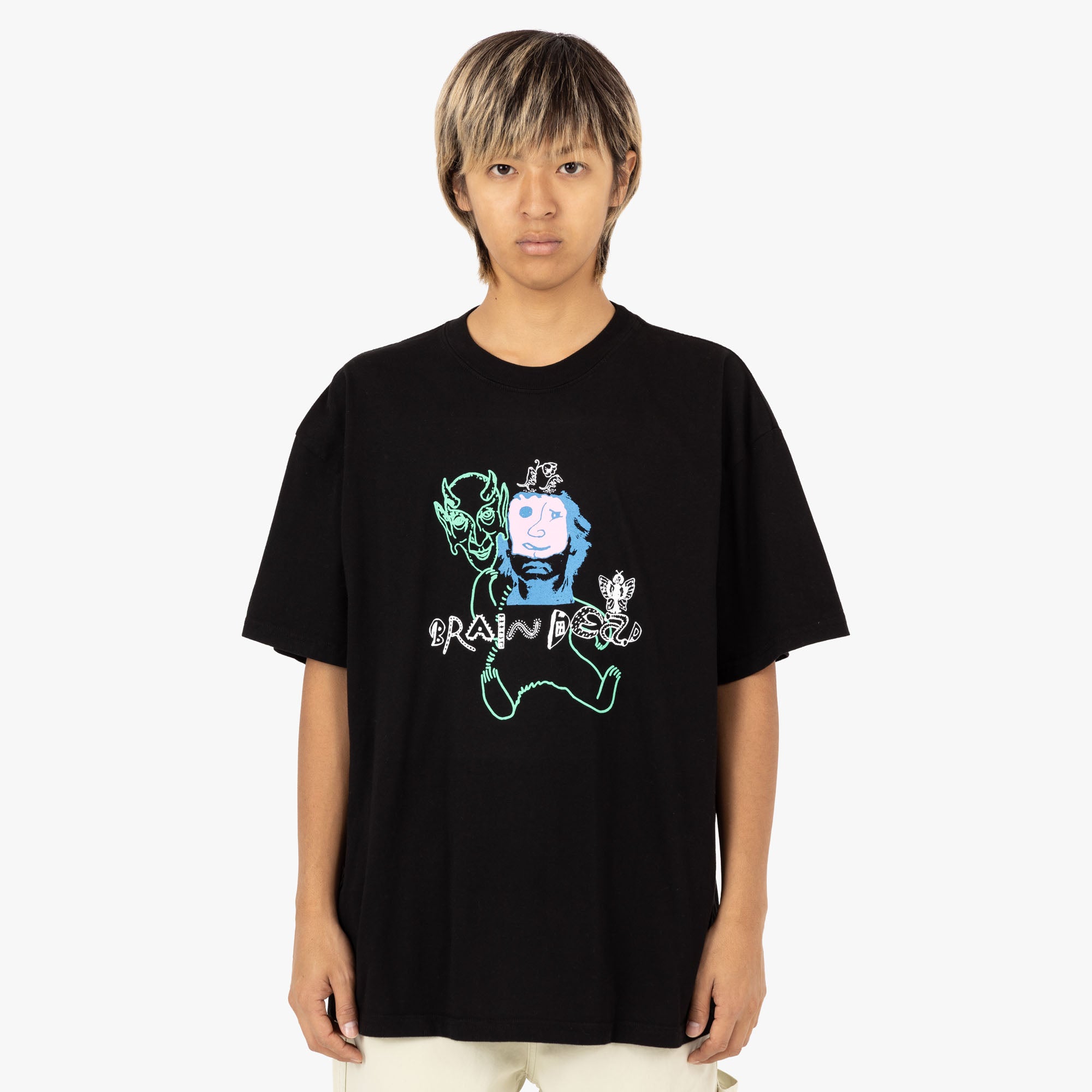  Brain Dead Masks T-Shirt / Black、mySite、merchandisen