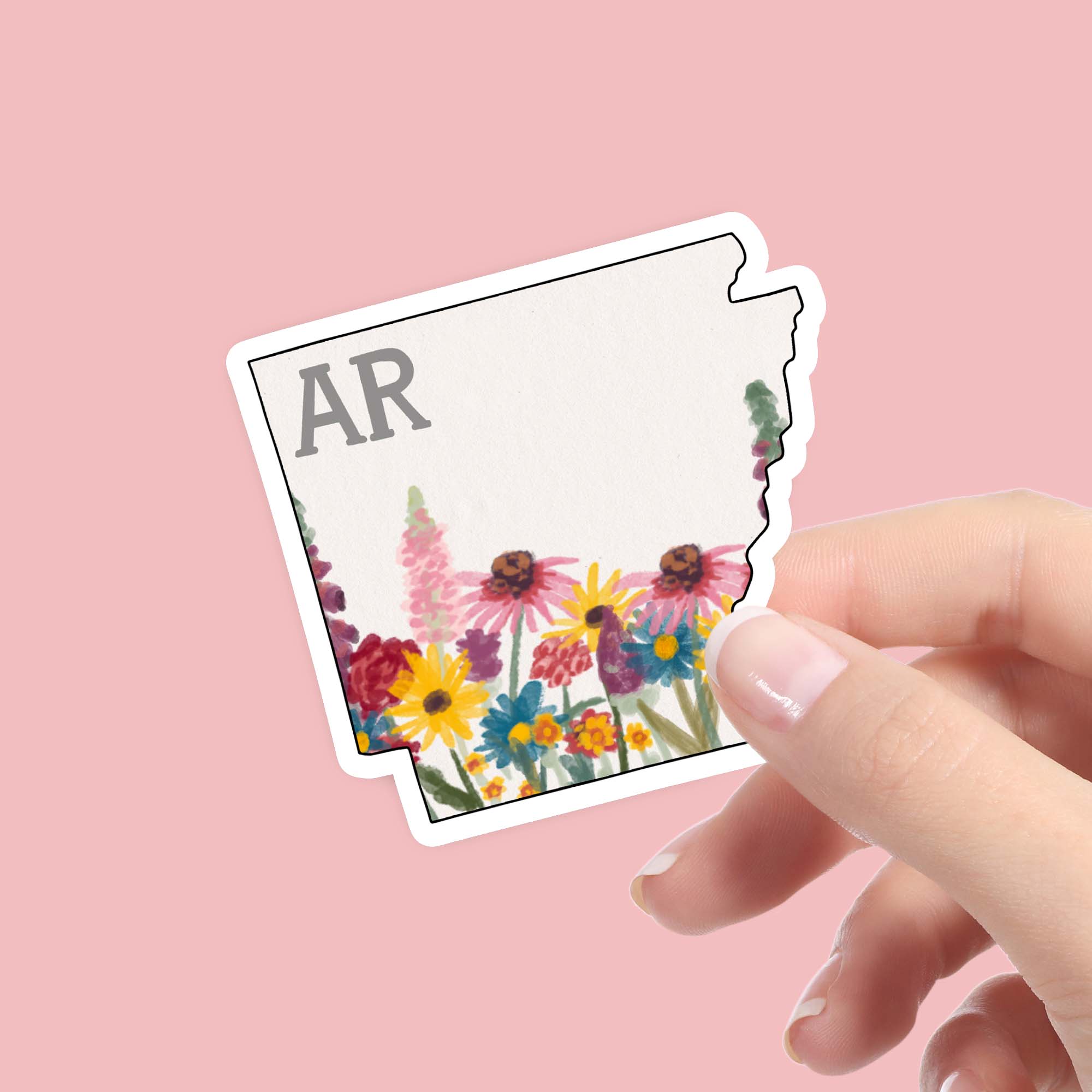  Arkansas Painterly Pattern Sticker、mySite、ghnorth