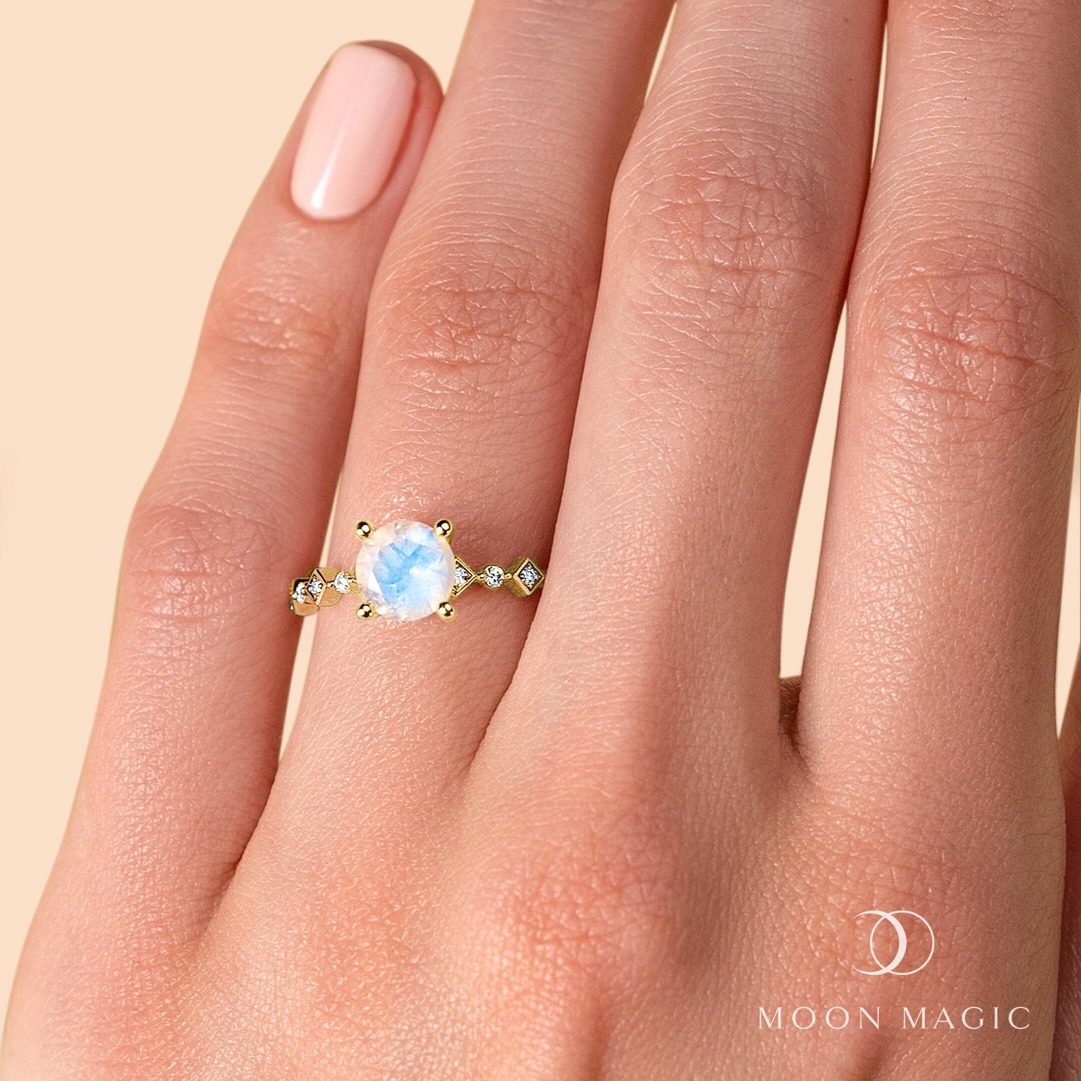 Moonstone Diamond Ring - Truth、mySite、hinf8tx79