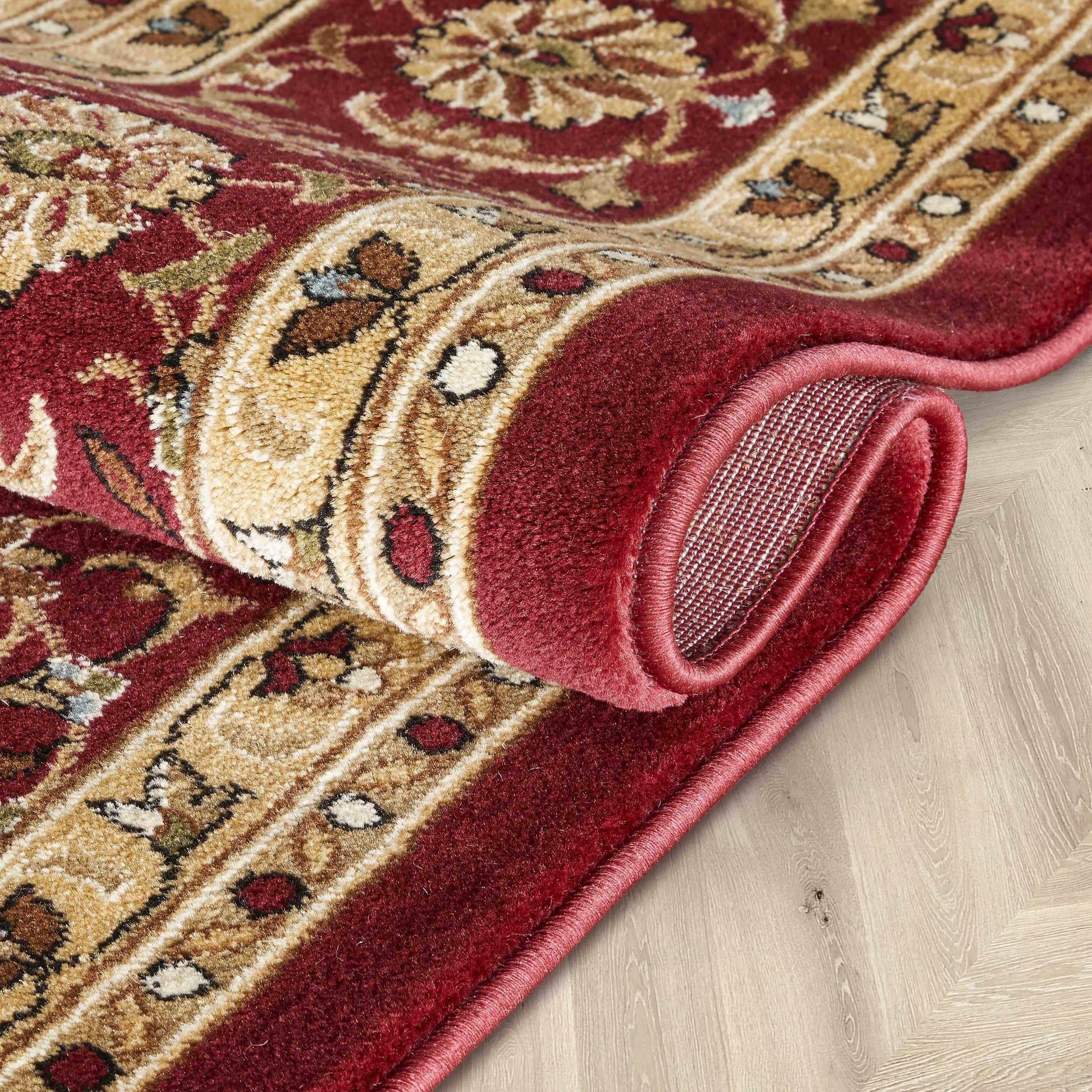 Aviva Red Traditional Rug、mySite、gigharbornorthrealestate