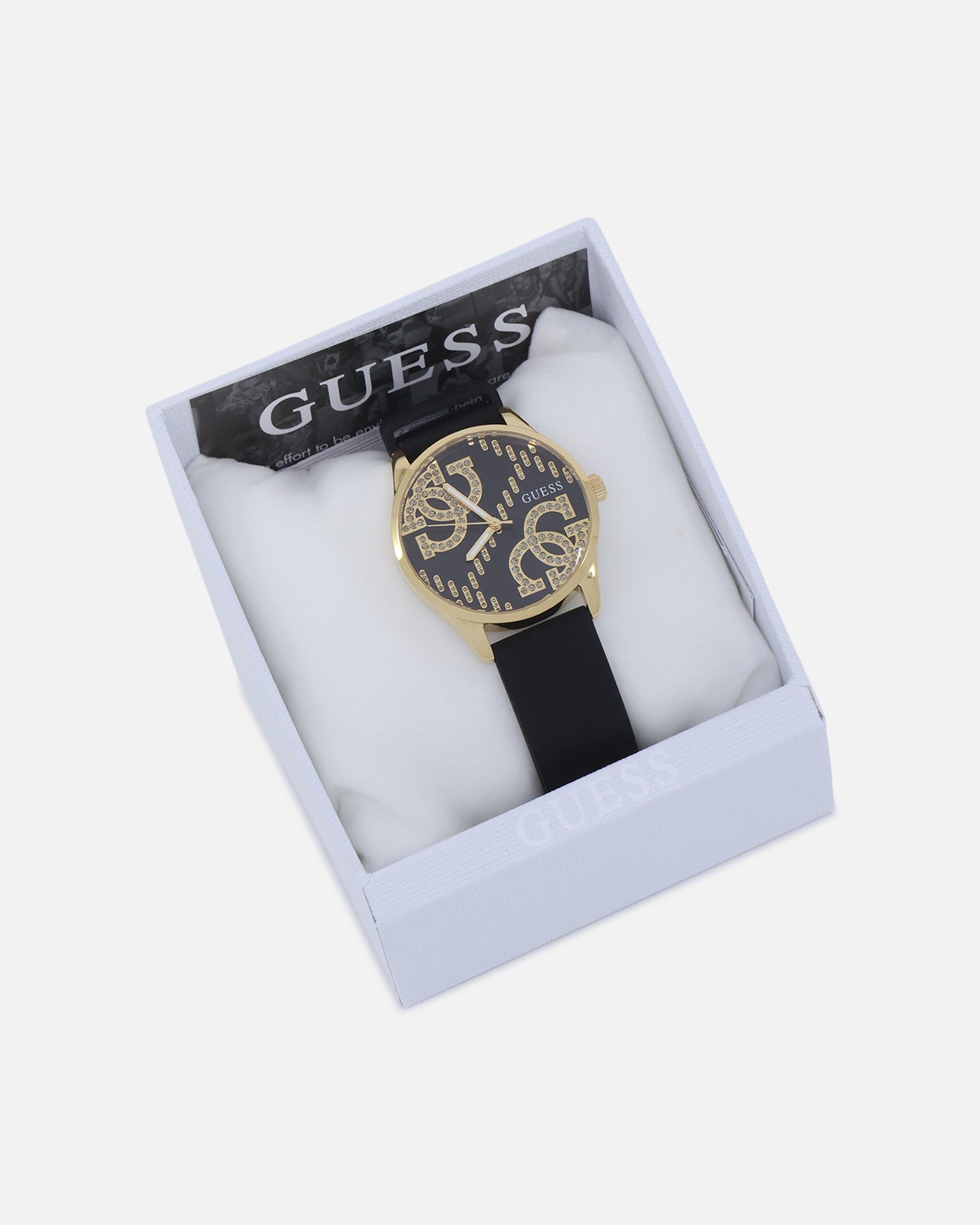 Guess Mainline Women's G Stitch Watch Black/Gold、mySite、zt4zffjzw