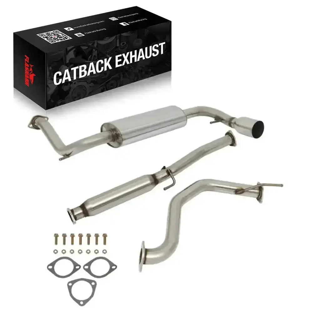 For 1990-1991 Honda CRX 1.5L 4 Rolled Muffler Tip Racing Catback Exhaust System、mySite、nflplayoffbracketp