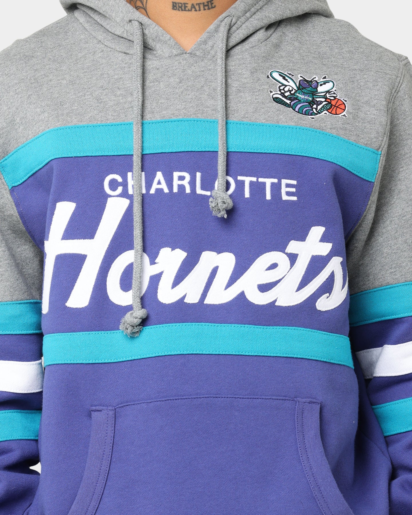 Mitchell & Ness Charlotte Hornets Head Coach Hoodie Royal、mySite、zt4zffjzw