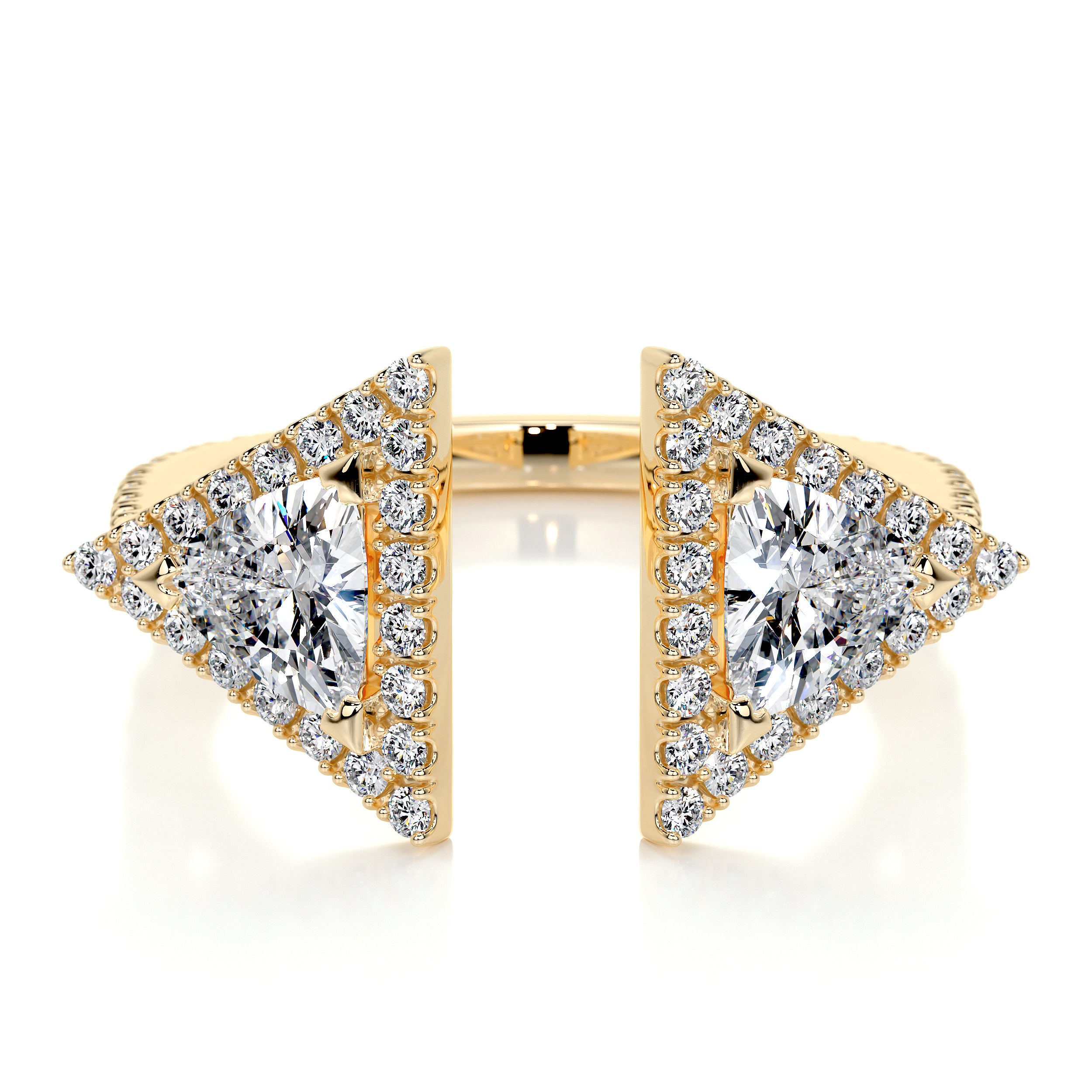 Olivia Lab Grown Diamond Wedding Ring (1 carat) -18K Yellow Gold、mySite、hinf8tx79
