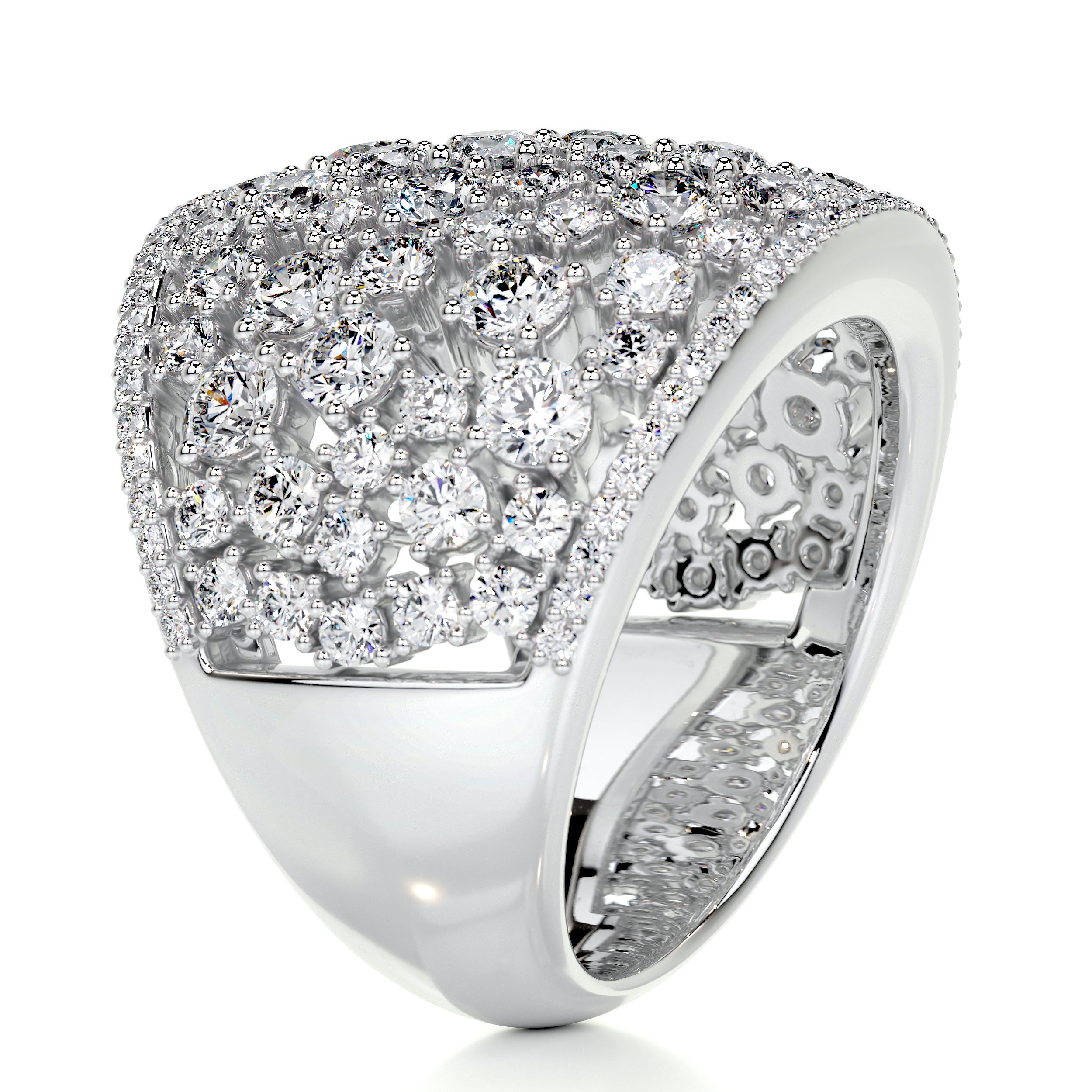 Simone Fashion Diamond Band (2.9 Carat) -18K White Gold (RTS)、mySite、hinf8tx79