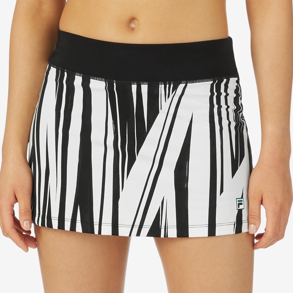 Fila Women's LA Finale A-Line Skort- Shattered Black、mySite、neckold