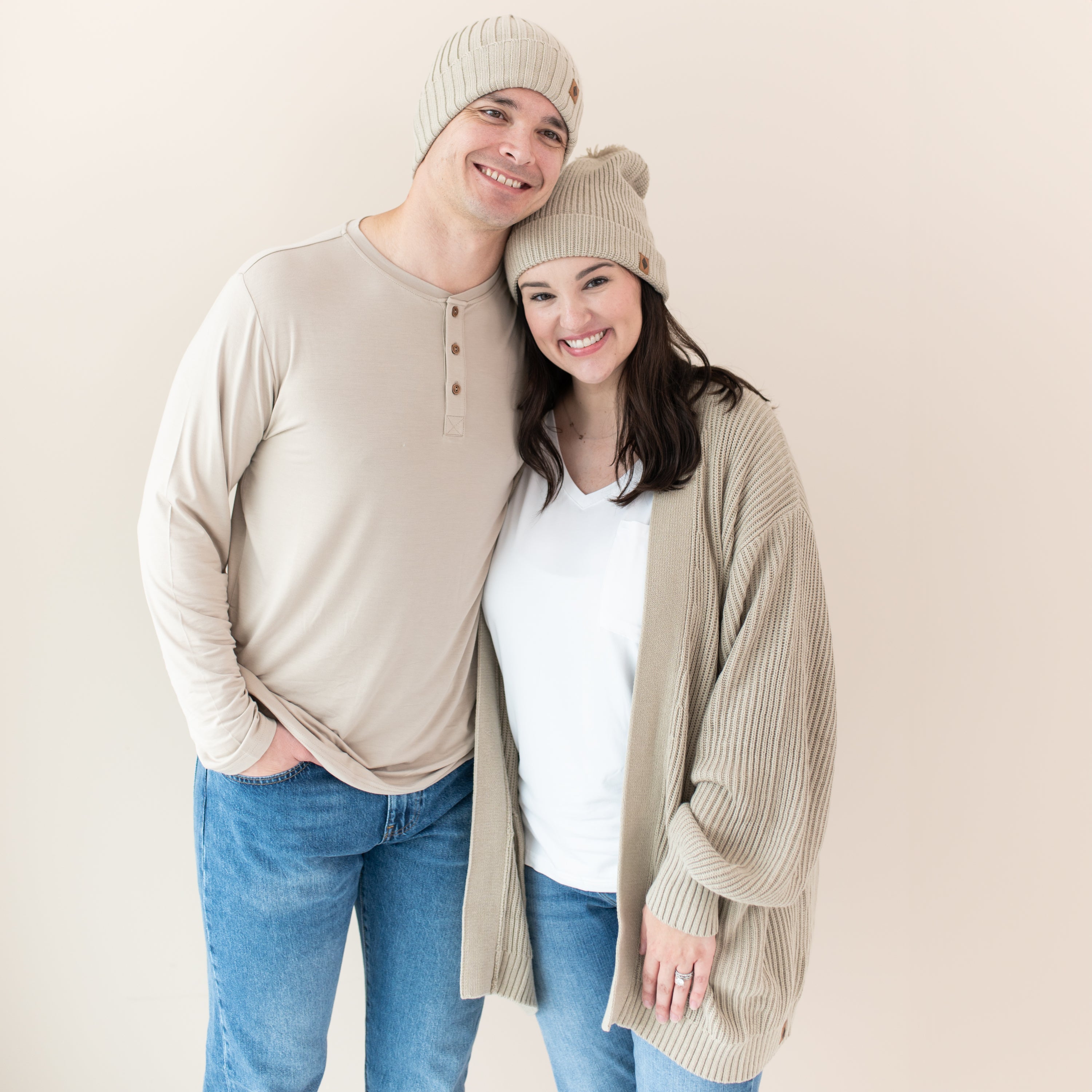  Chunky Knit Women's Oversized Cardigan in Almond、mySite、layawaytickets