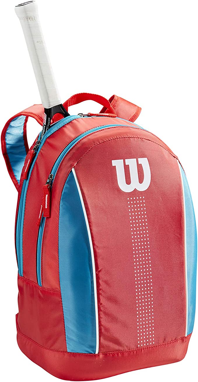 Wilson Junior Racquet Backpack (Coral/Blue/White)