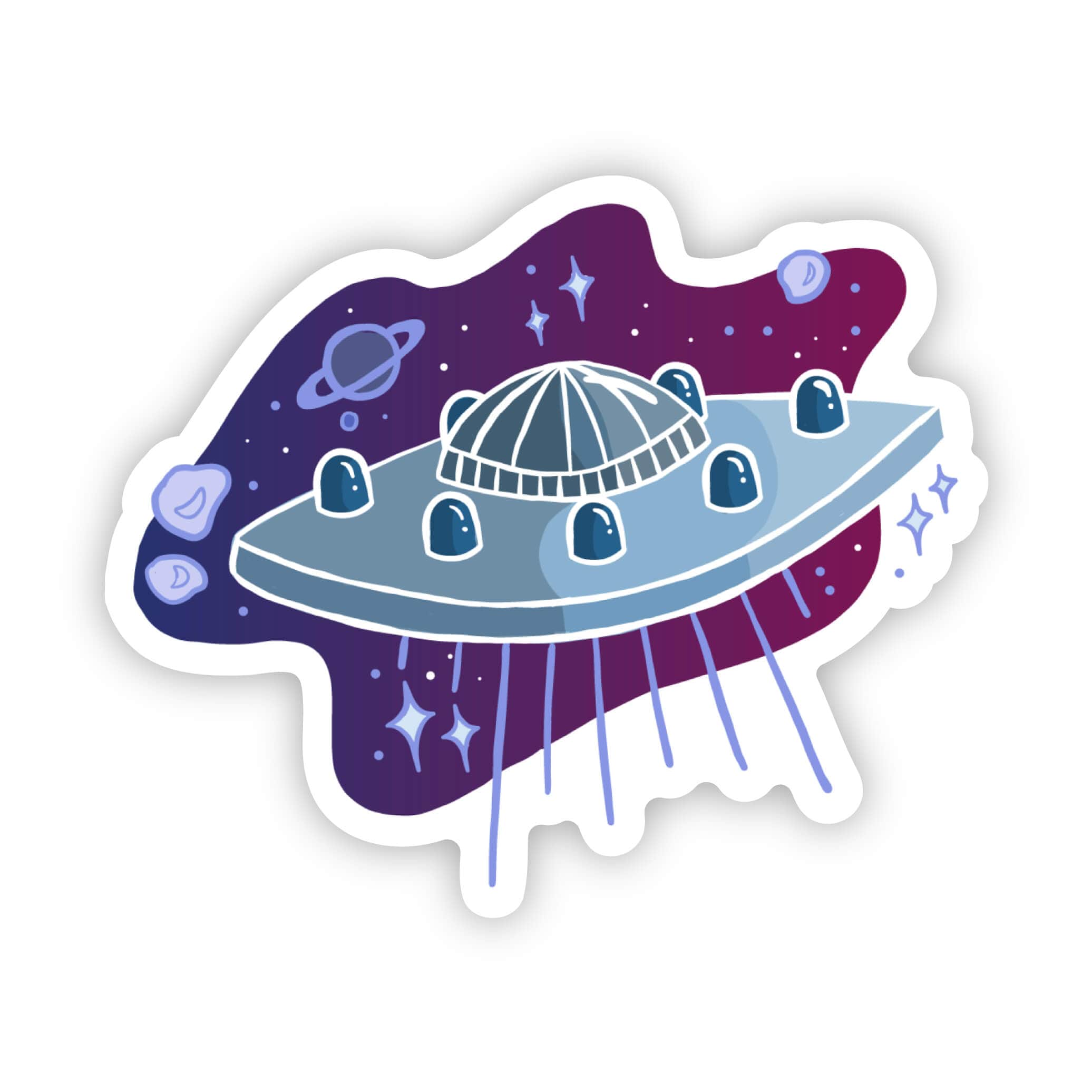  Alien Space Ship Sticker、mySite、elrpsem3k