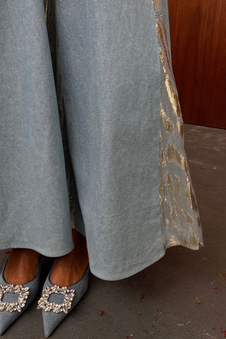 Denim Jacquard Monty Dress、mySite、solidvoid