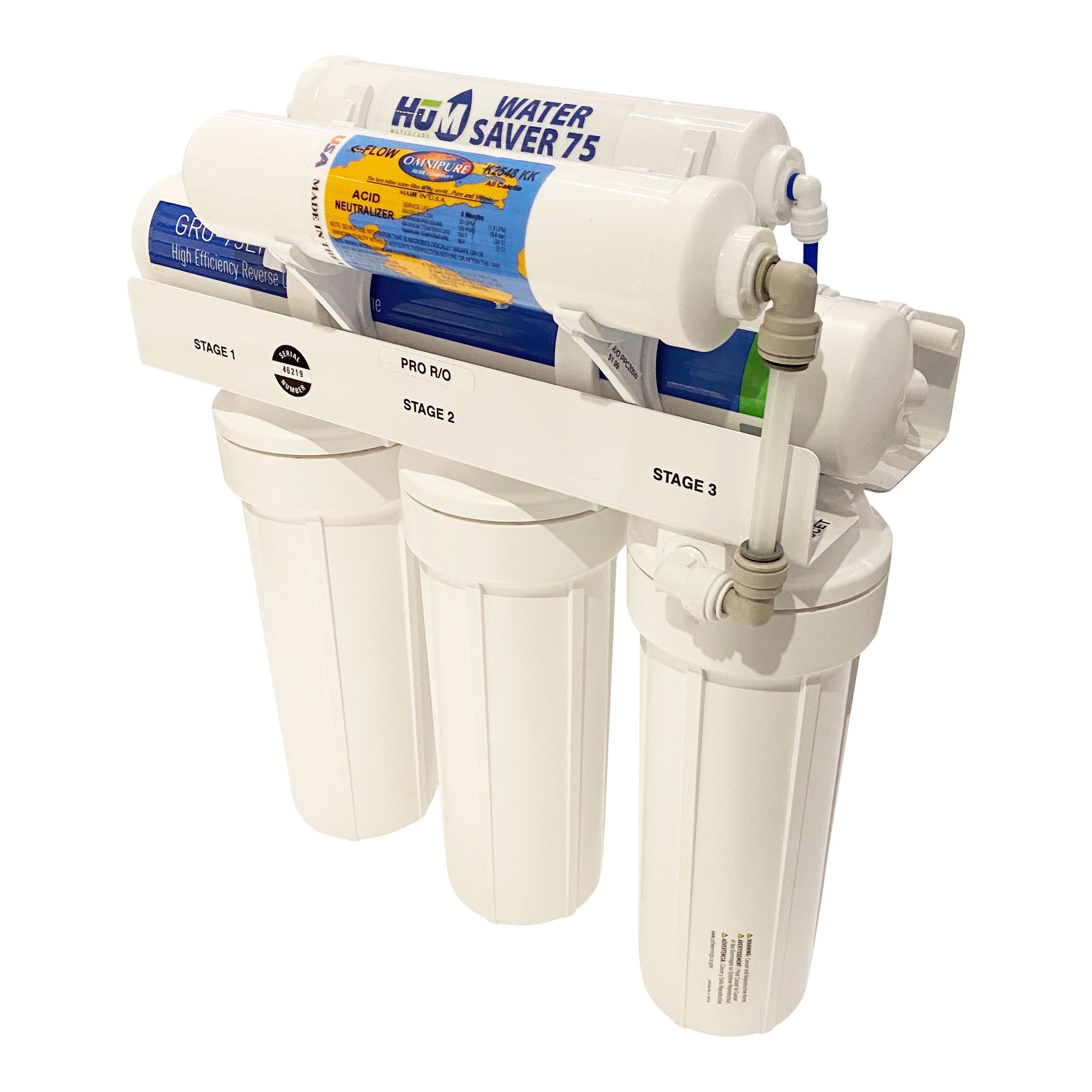 HUM Water Care 75 Reverse Osmosis Remineralization Kit、mySite、noshort