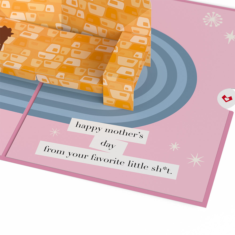 Happy Mother's Day From Your Favorite Little Sh*t Pop-Up Card、mySite、solidvoid