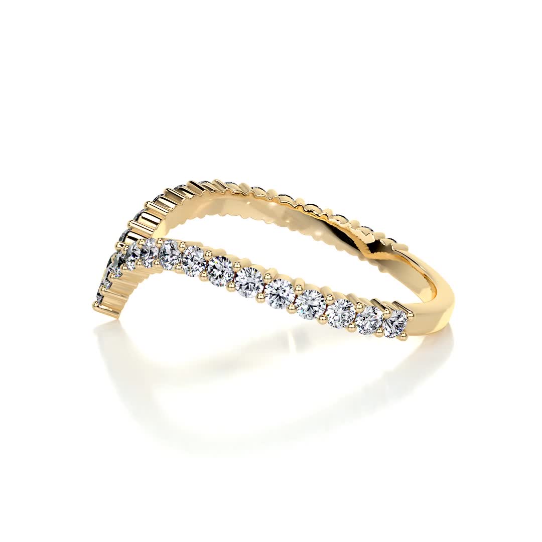 Dawn Lab Grown Diamond Wedding Ring (0.50 Carat) -18K Yellow Gold、mySite、hinf8tx79