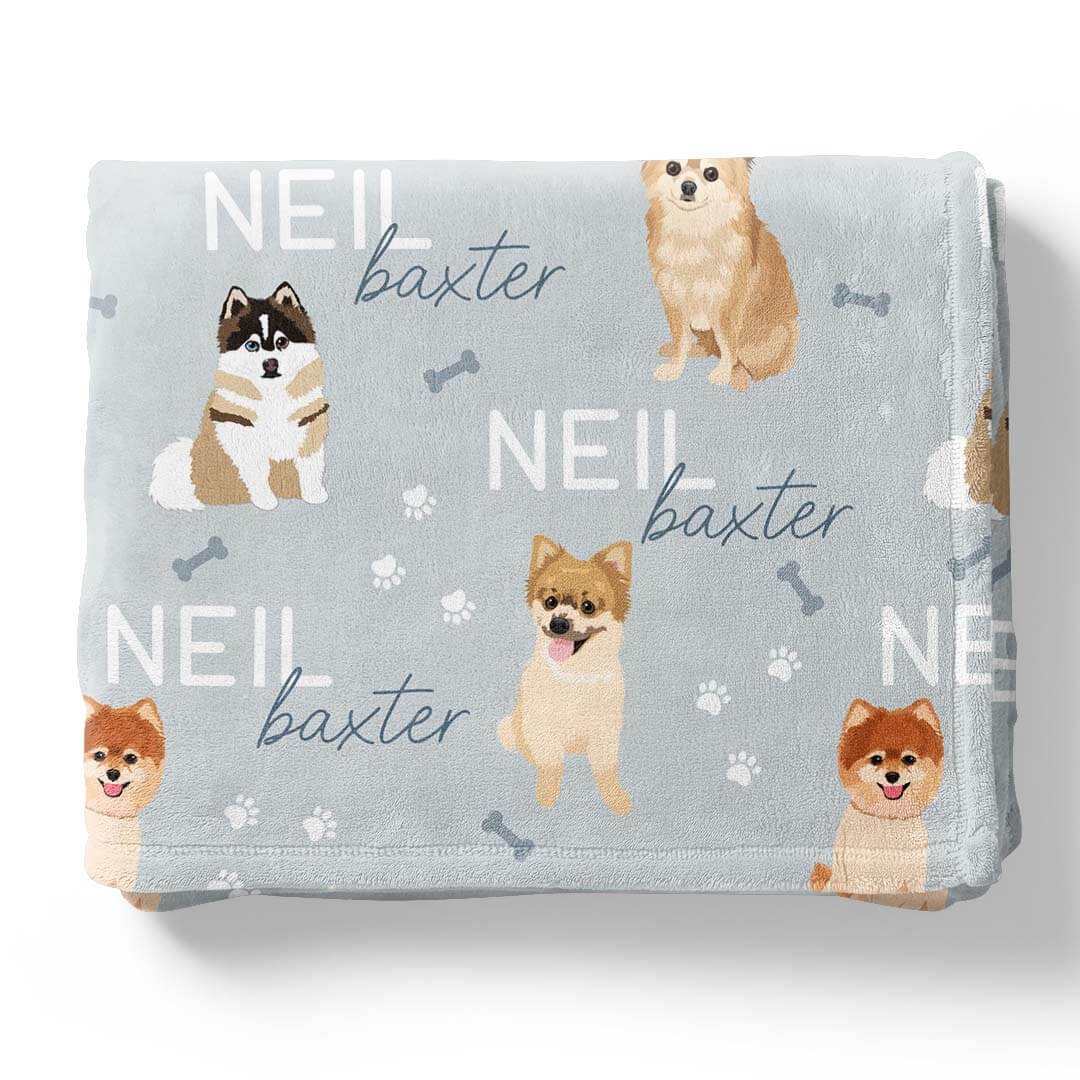  Personalized Kids Blanket | Pomeranian、mySite、layawaytickets