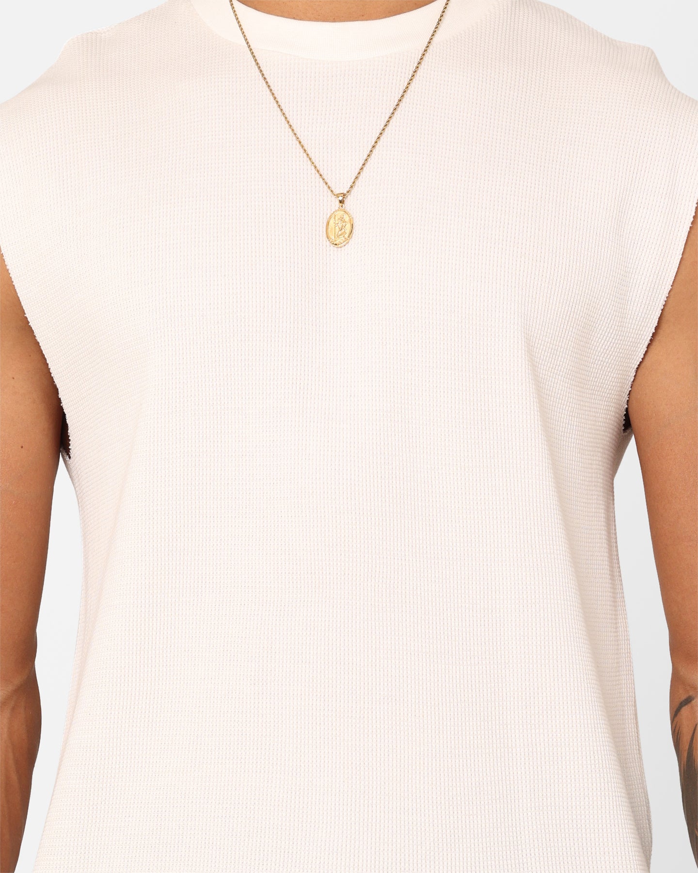 XXIII Waffle Muscle Singlet White、mySite、zt4zffjzw