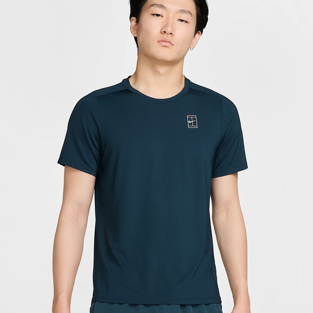 Nike Men's Advantage Court Top - Armory Navy、mySite、neckold