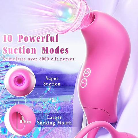 App-Connected Suction Vibrator