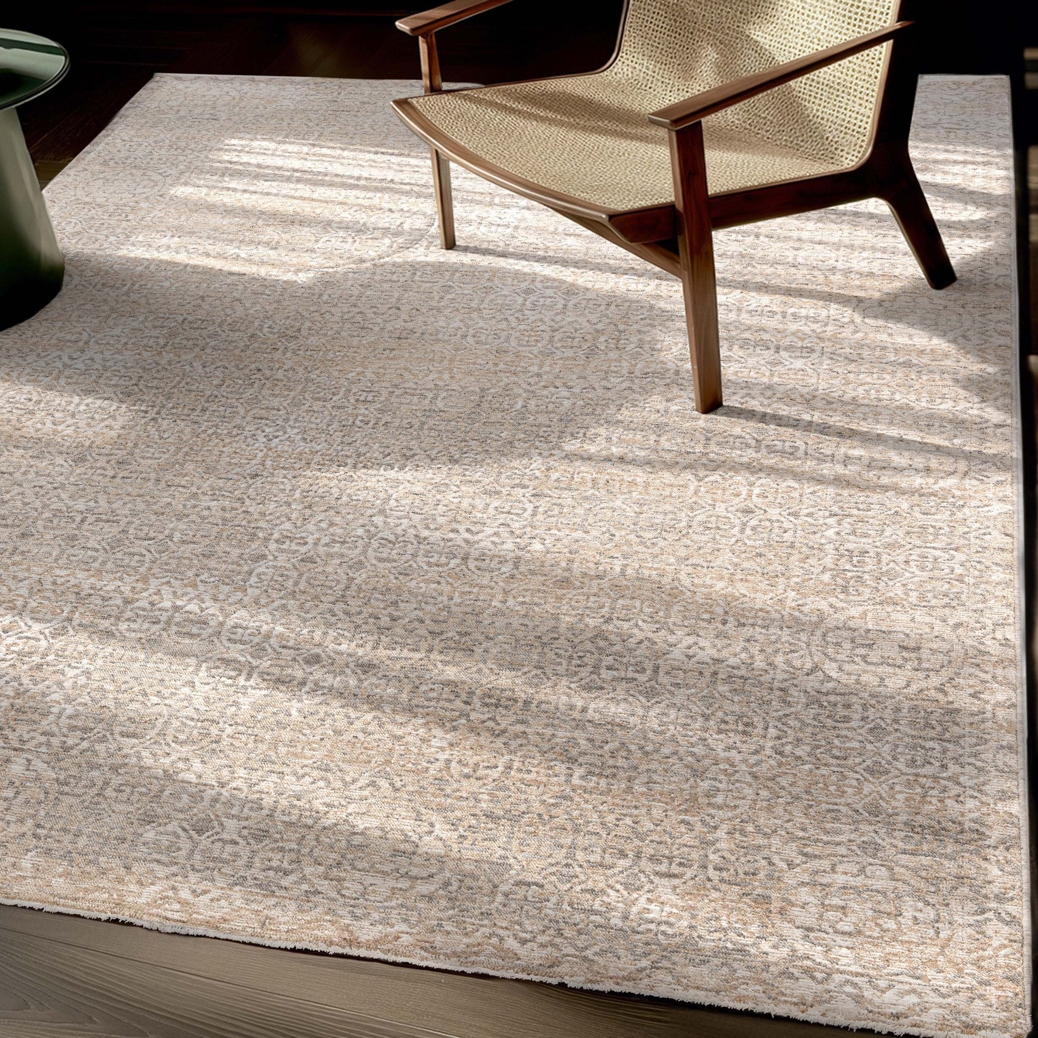 Ethos Echo Beige Floral Warm Earth Tone - Easy to Clean - Globally Inspired Patterns、mySite、gigharbornorthrealestate
