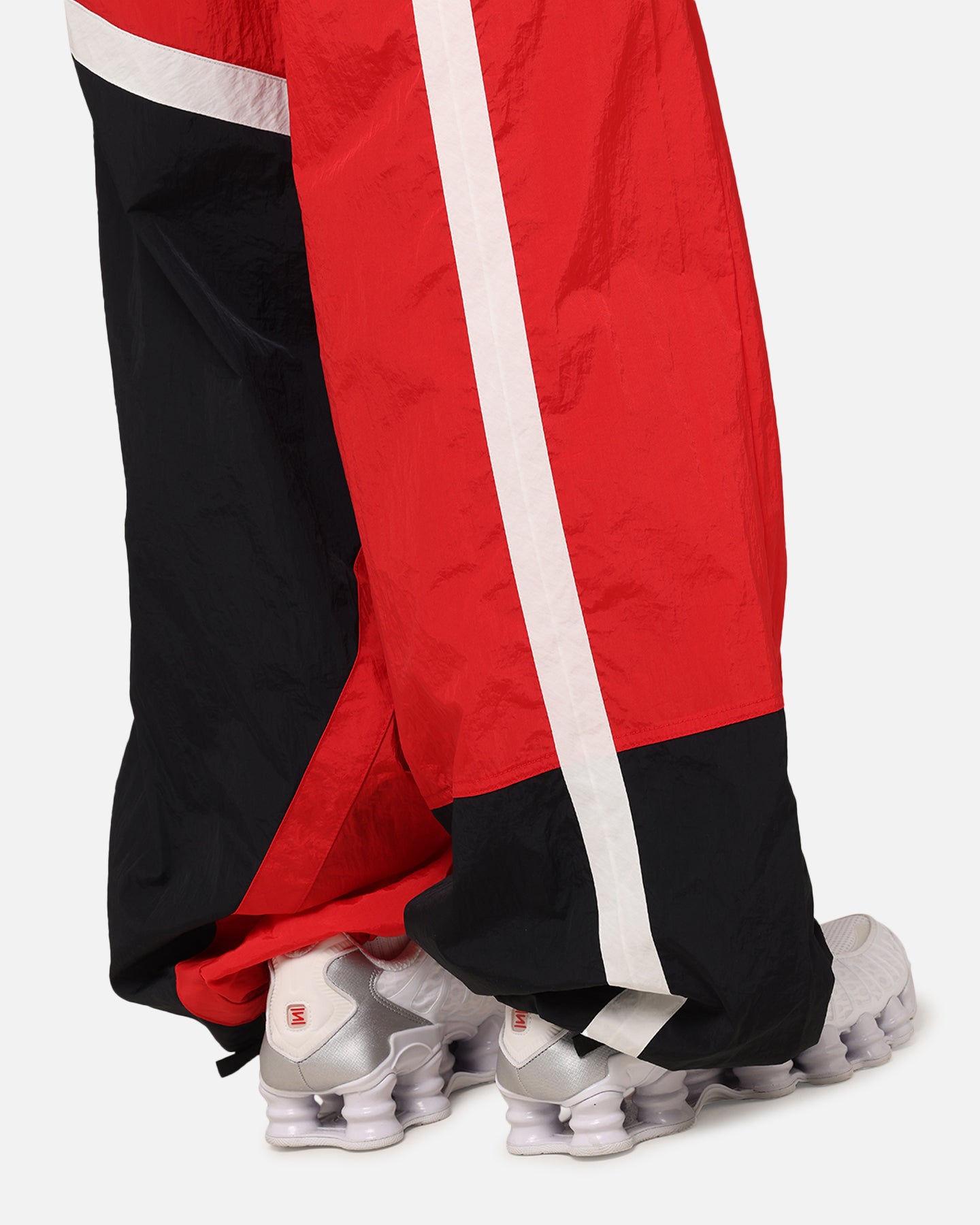 Nike Women's Sportswear Mid-Rise Street Woven Open-Hem Pants University Red/Black/Sail、mySite、zt4zffjzw