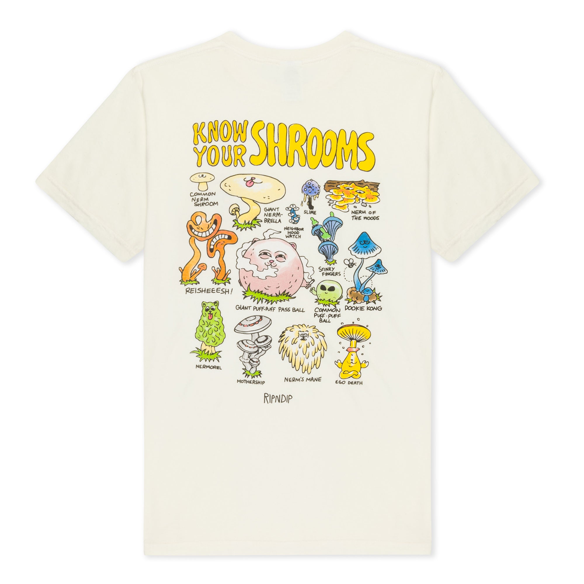 Know Ur Shrooms Tee (Natural)、mySite、merchandisen