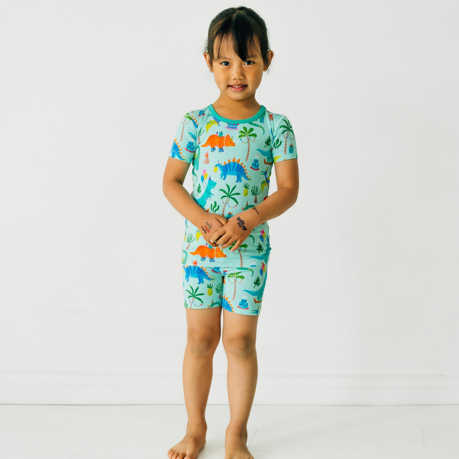  Prehistoric Party Two-Piece Short Sleeve & Shorts Pajama Set、mySite、layawaytickets