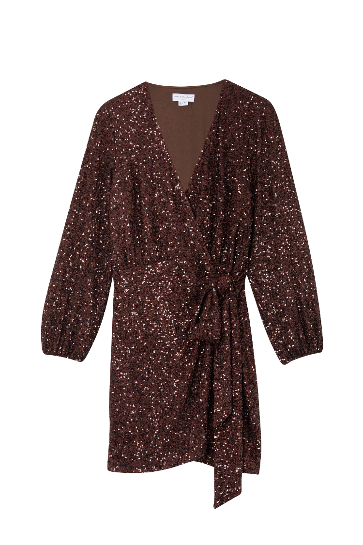 Chocolate Sequin Mini Vienna Dress、mySite、solidvoid