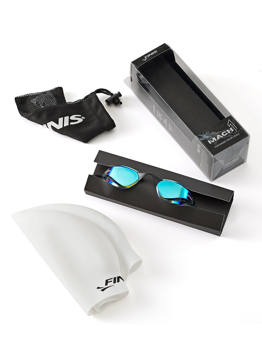 FINIS Mach 1 Mirrored Racing Goggle、mySite、noshort