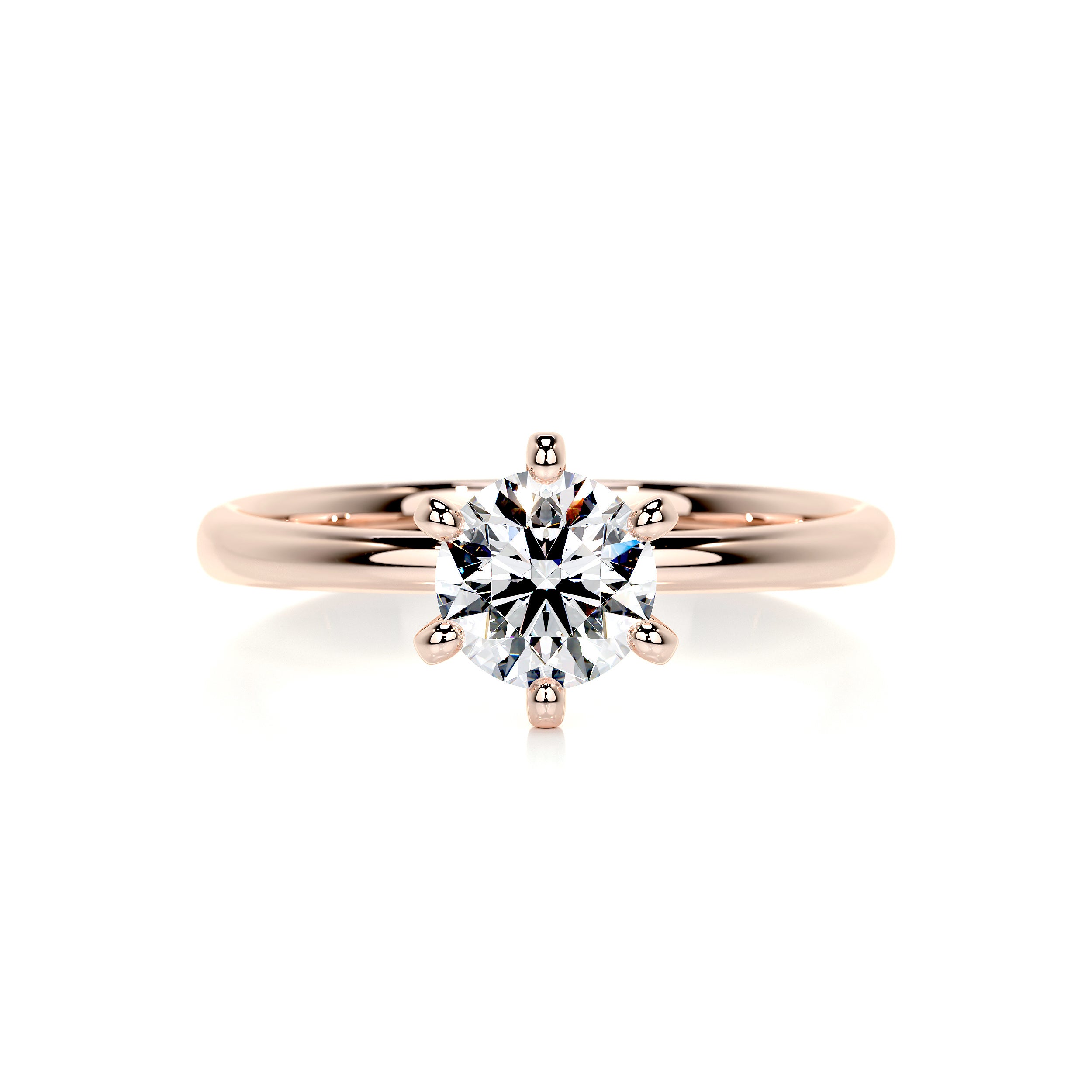 Samantha Diamond Engagement Ring -14K Rose Gold、mySite、hinf8tx79