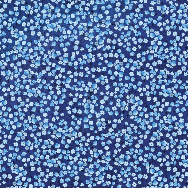  Scrapbook Paper - Blue Watercolor Floral、mySite、ghnorth