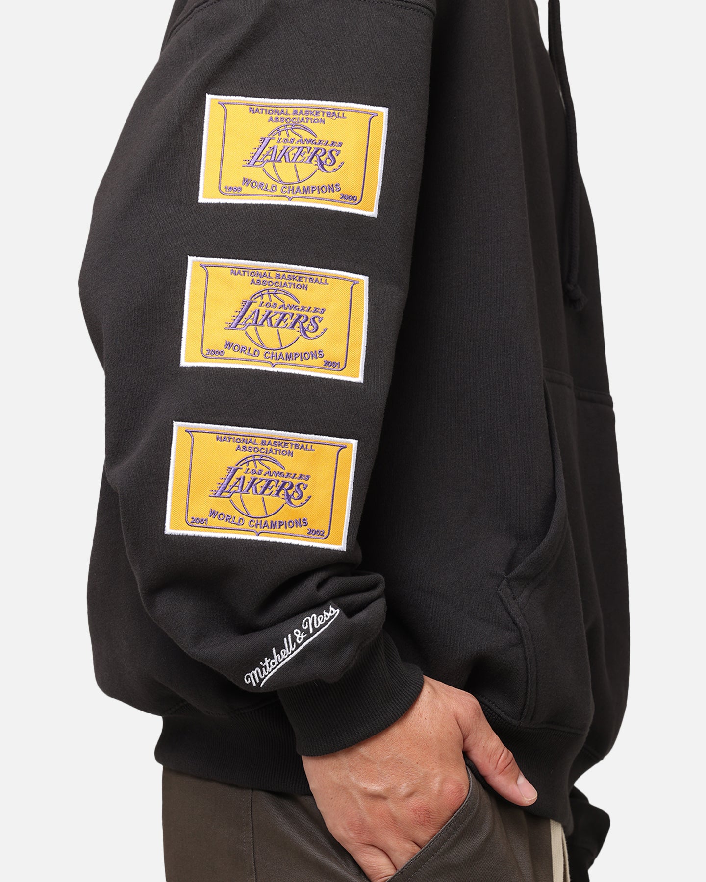 Mitchell & Ness Los Angeles Lakers Pinnacle Hoodie Faded Black、mySite、zt4zffjzw