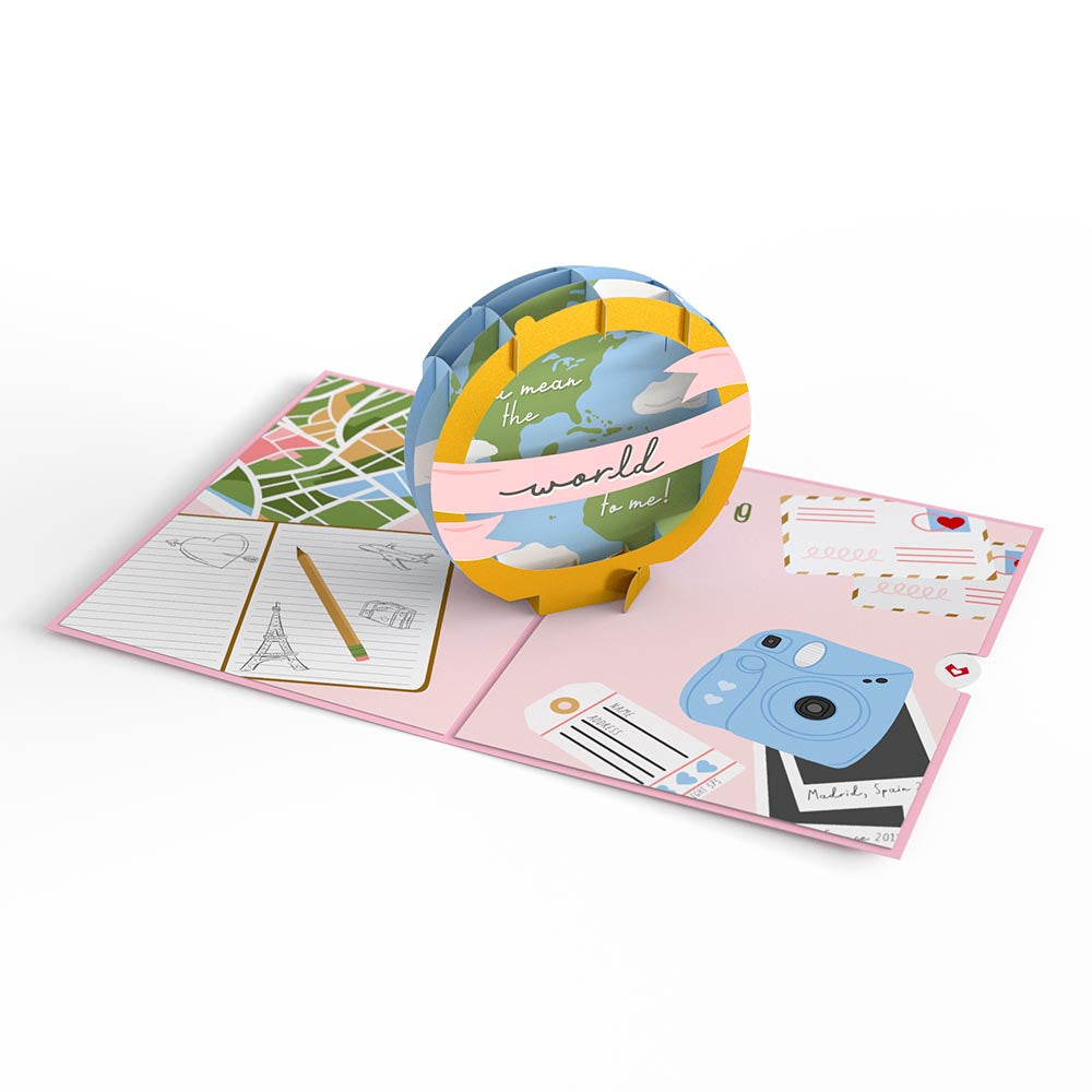 You Mean the World to Me Thoughtful Pop-Up Card、mySite、solidvoid