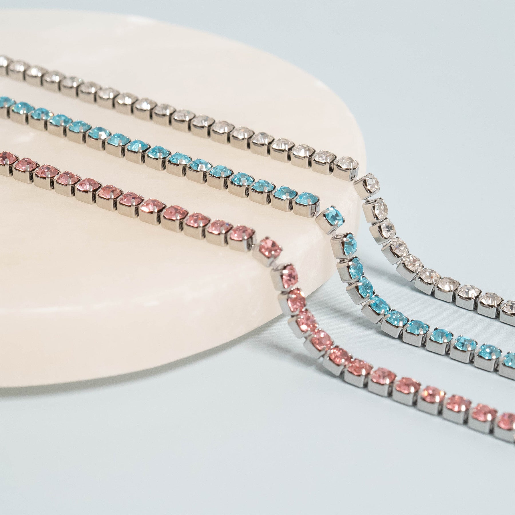 Stainless Steel Birthstone Tennis Bracelet / TBR0007、mySite、dreamappss